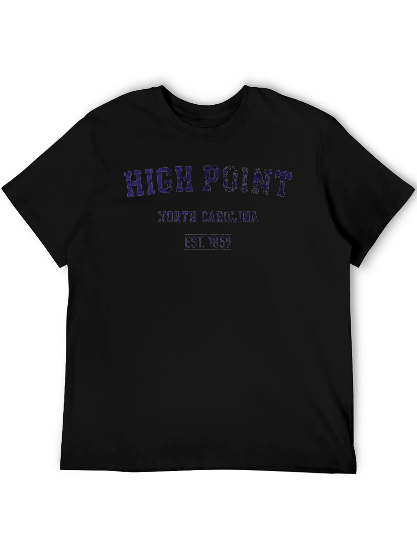 High Point North Carolina Black Graphic T-Shirt