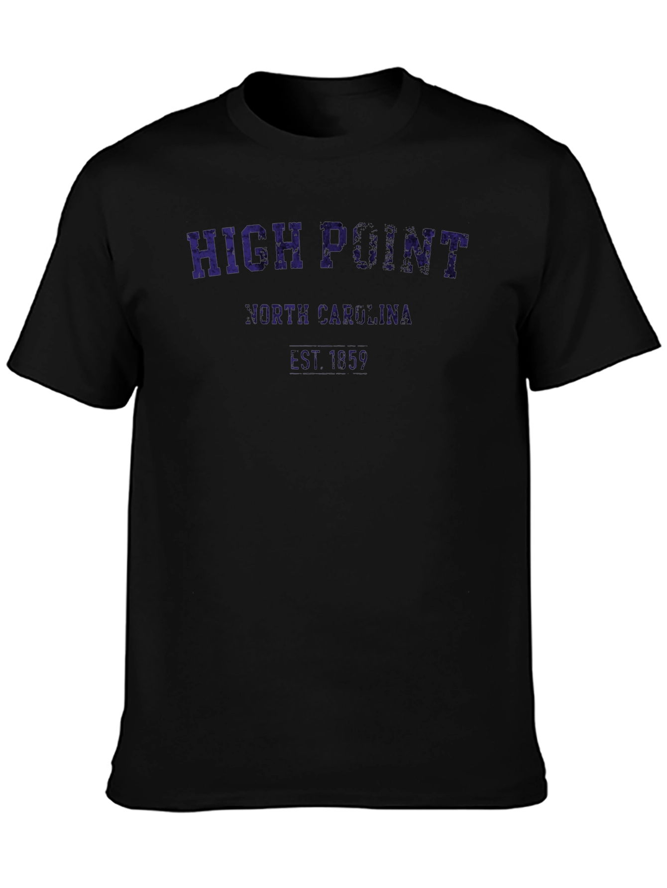 High Point North Carolina Black Graphic T-Shirt