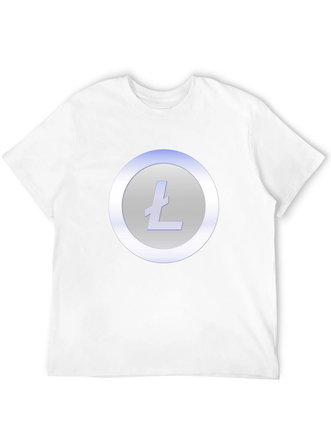 Litecoin Crypto T-Shirt - Black Crew Neck Tee