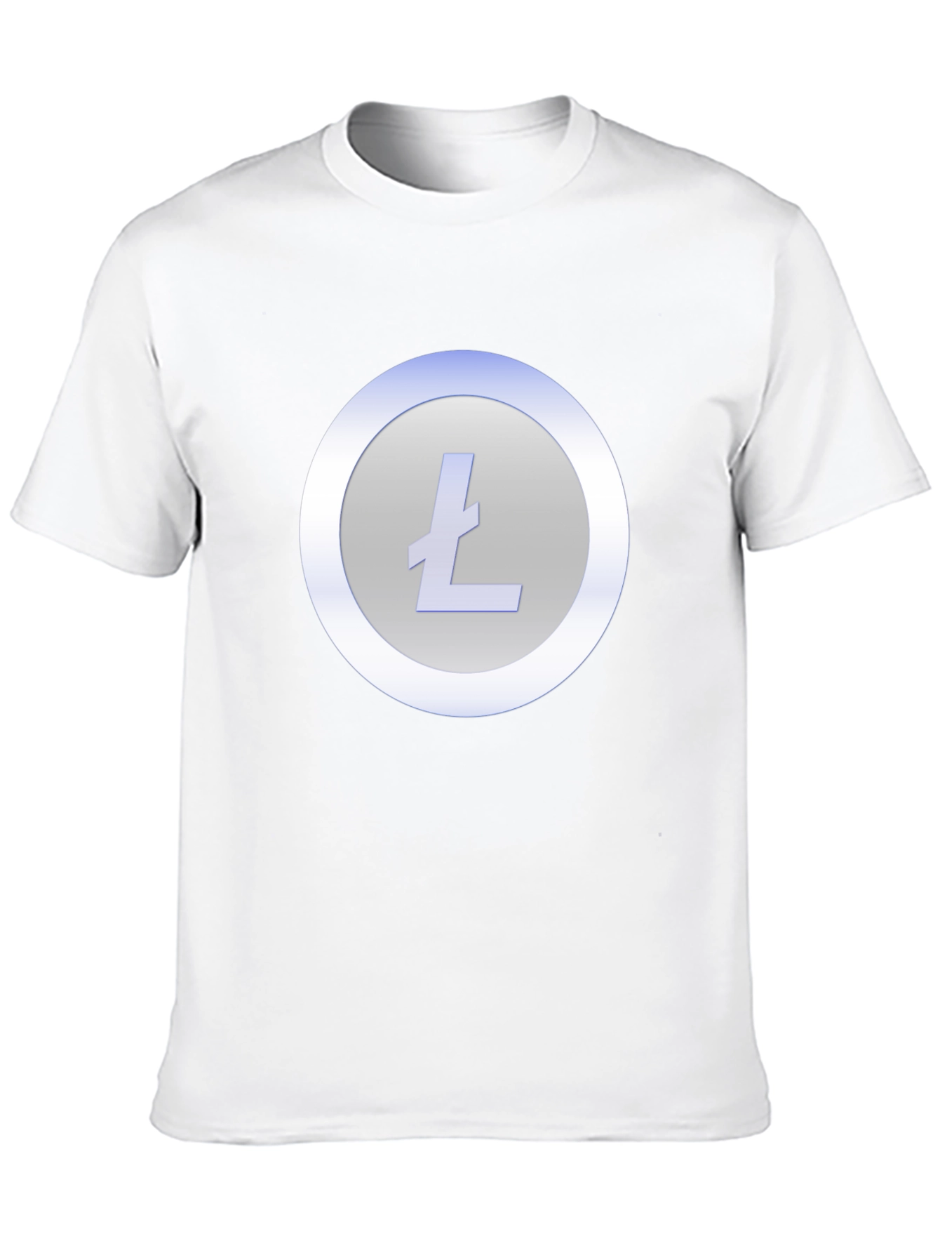 Litecoin Crypto T-Shirt - Black Crew Neck Tee