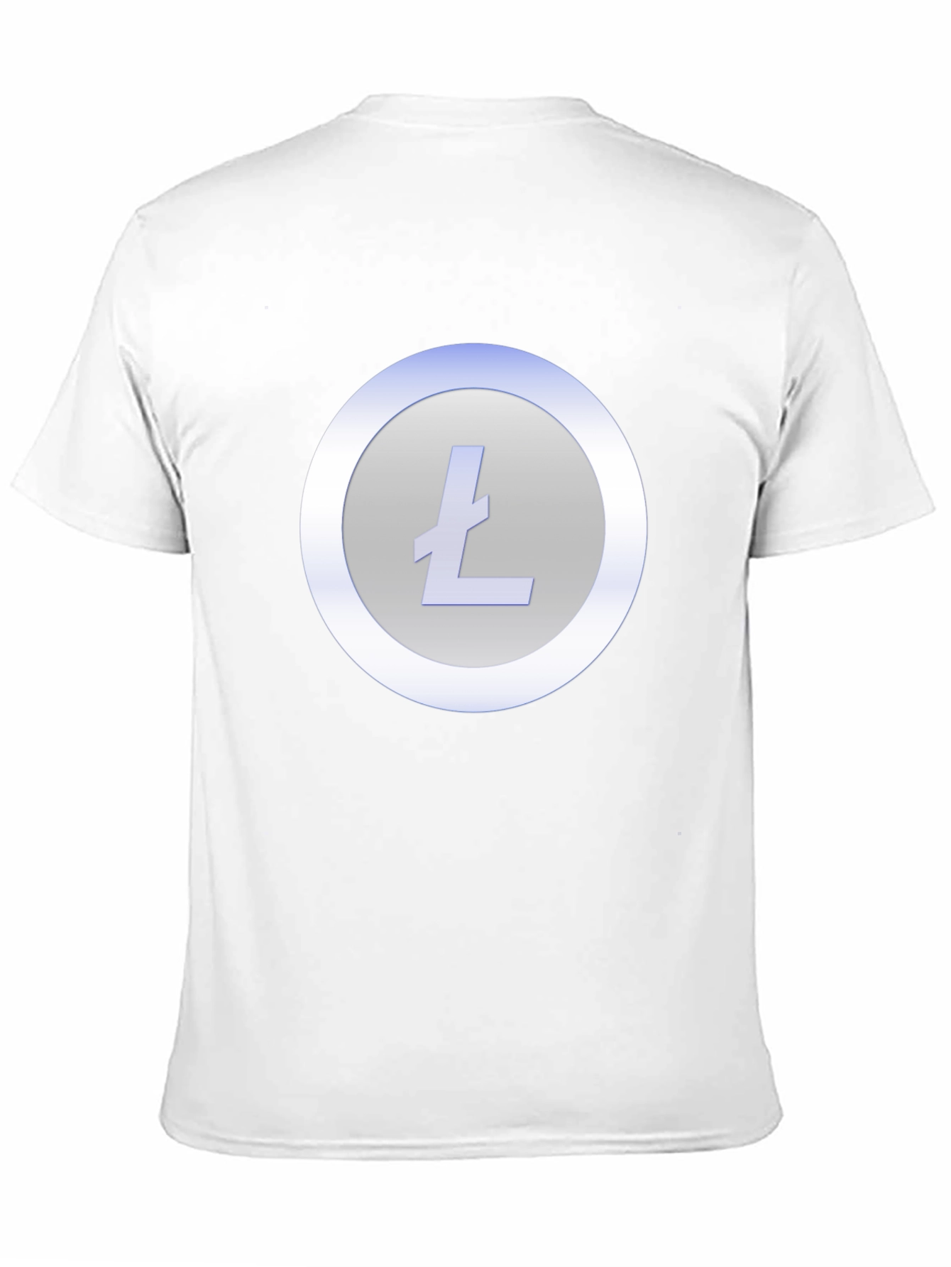 Litecoin Crypto T-Shirt - Black Crew Neck Tee