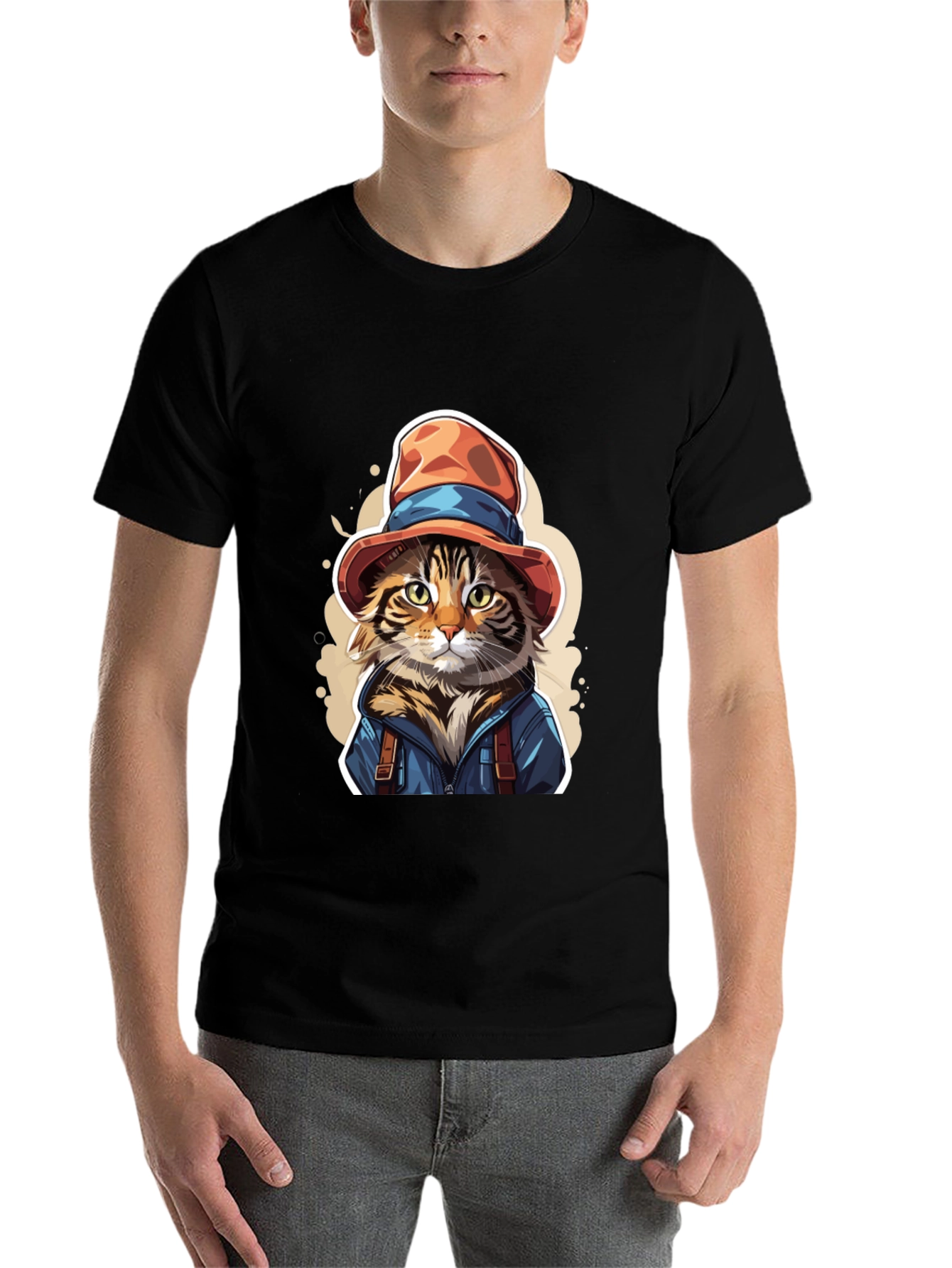 Cat Detective T-Shirt: Whimsical Feline Fashion
