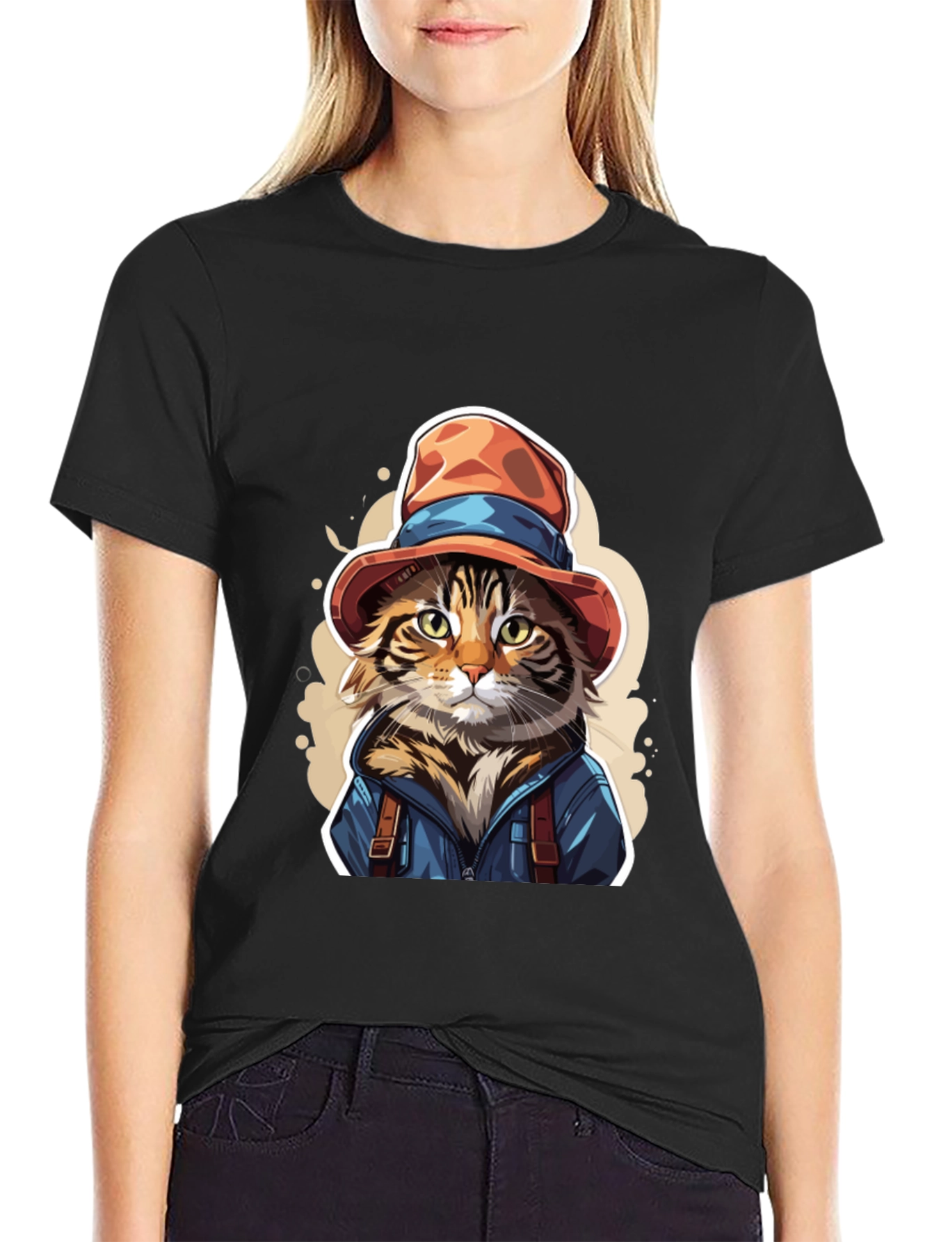 Cat Detective T-Shirt: Whimsical Feline Fashion
