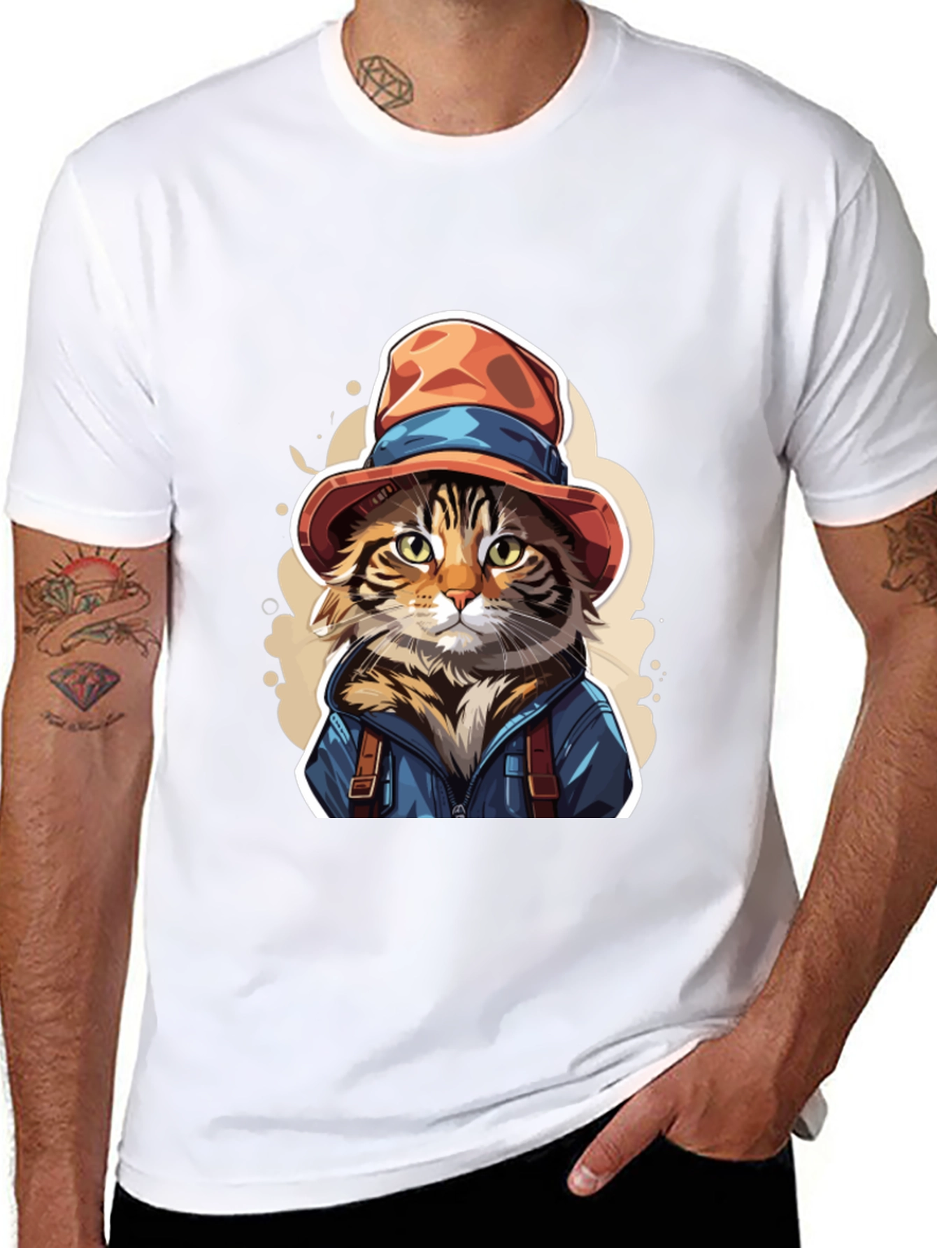 Cat Detective T-Shirt: Whimsical Feline Fashion