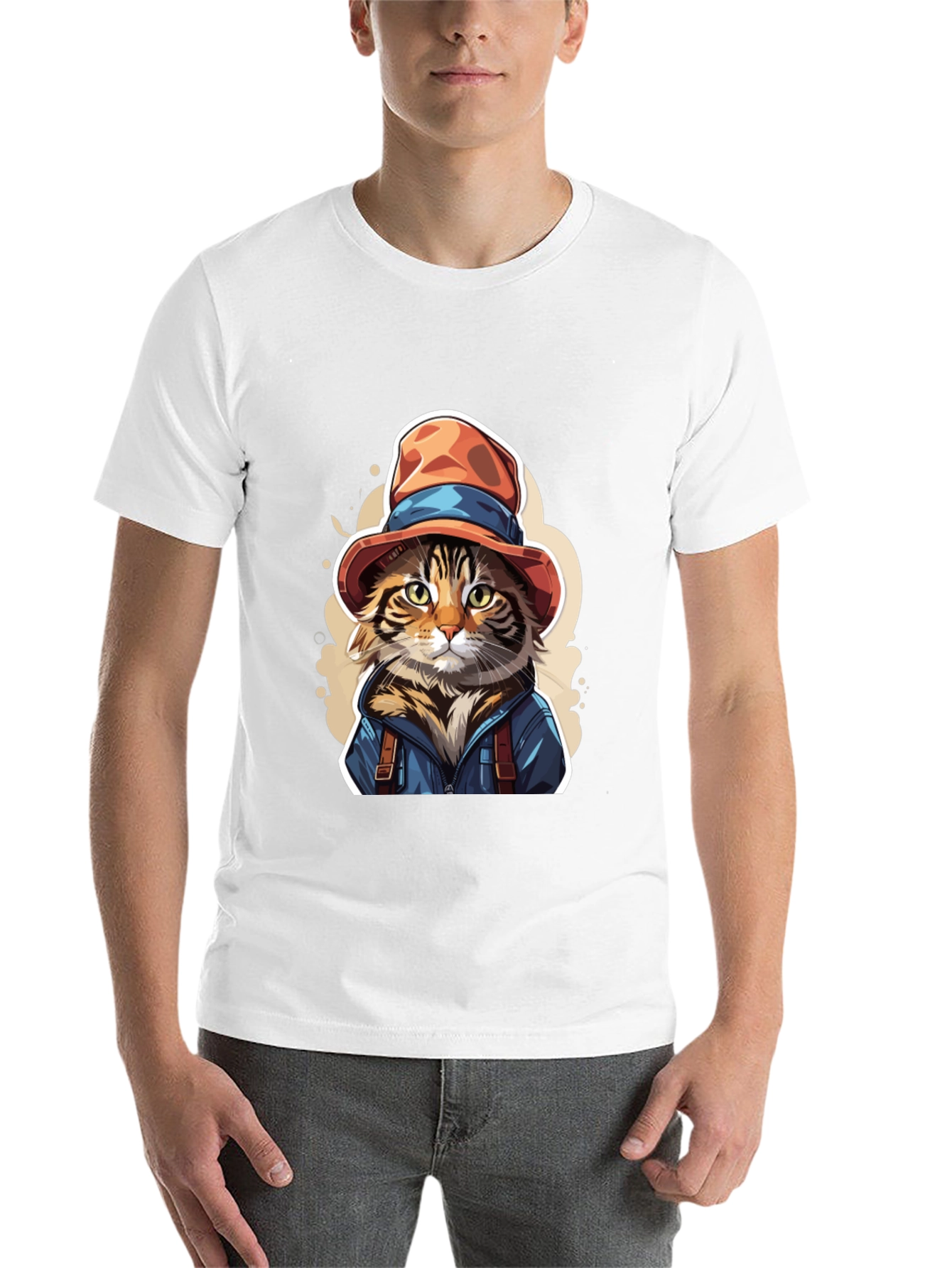 Cat Detective T-Shirt: Whimsical Feline Fashion
