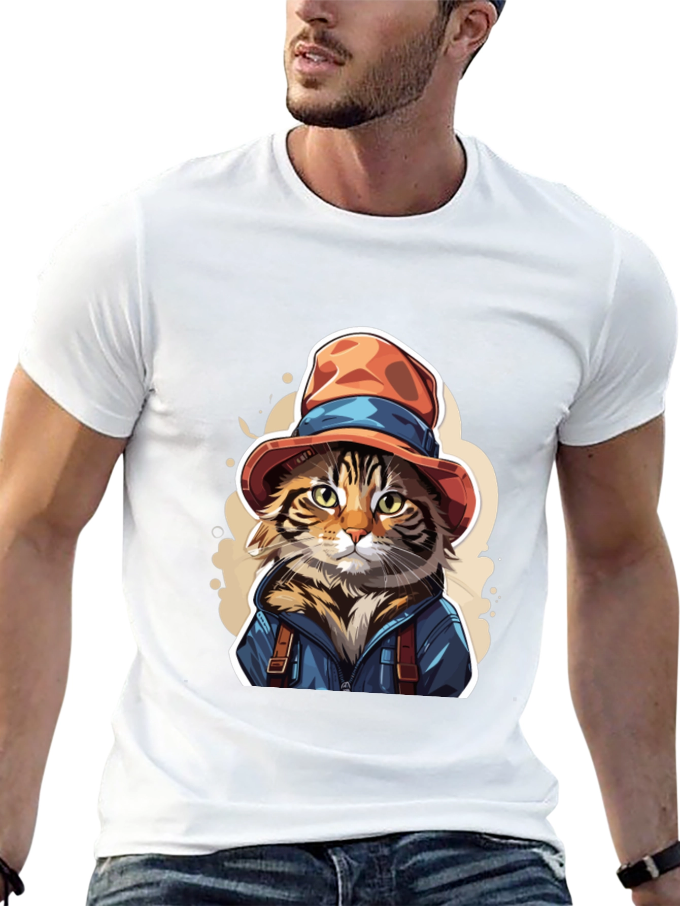 Cat Detective T-Shirt: Whimsical Feline Fashion