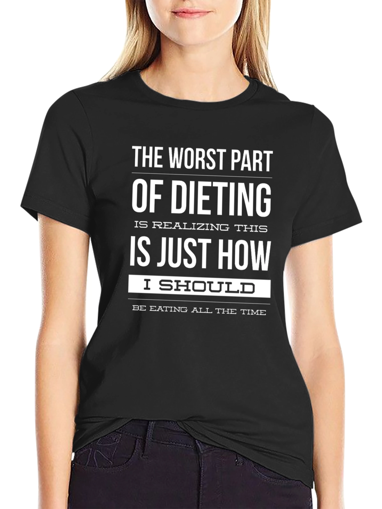 Funny Dieting T-Shirt: The Worst Part