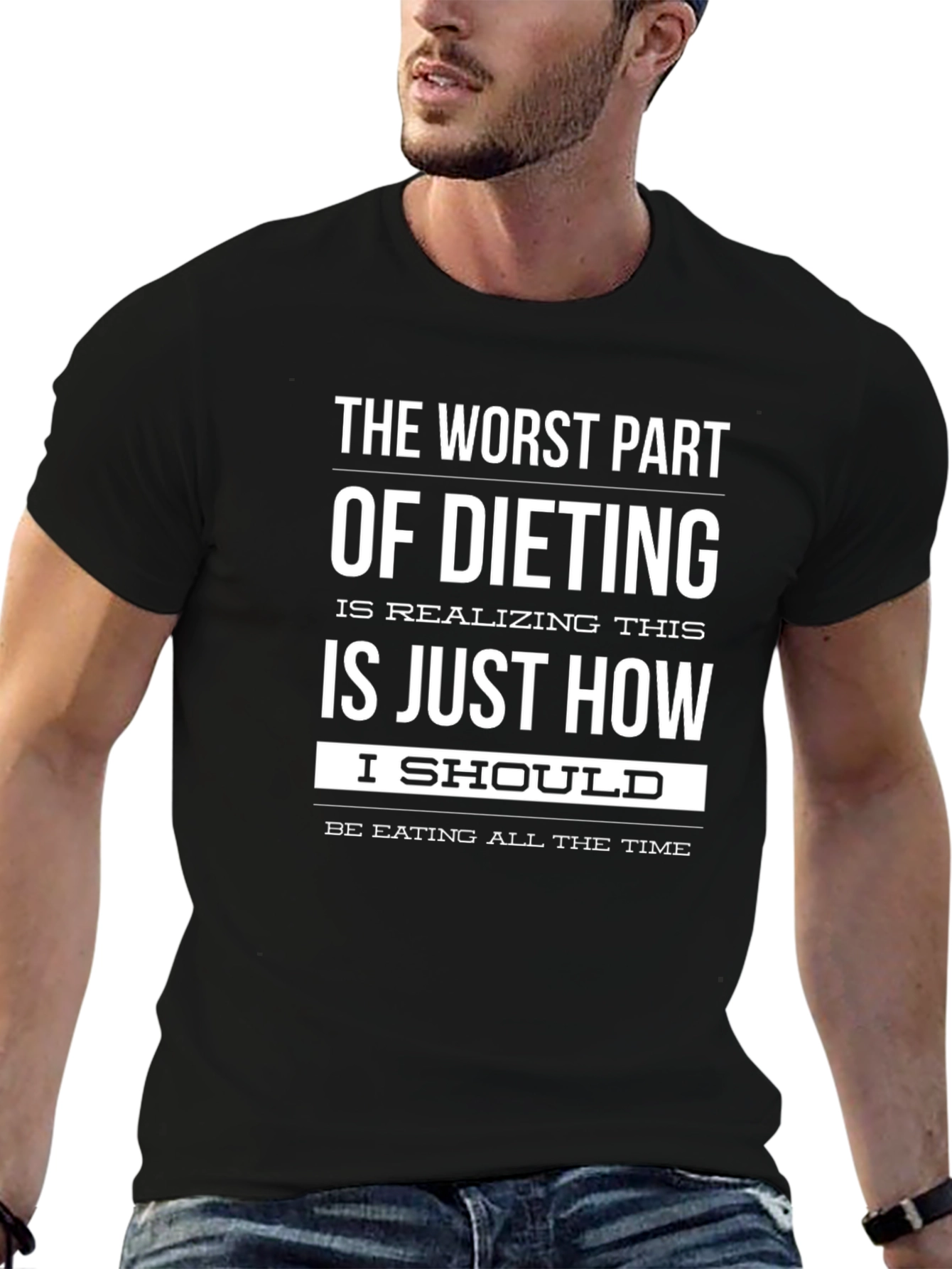Funny Dieting T-Shirt: The Worst Part