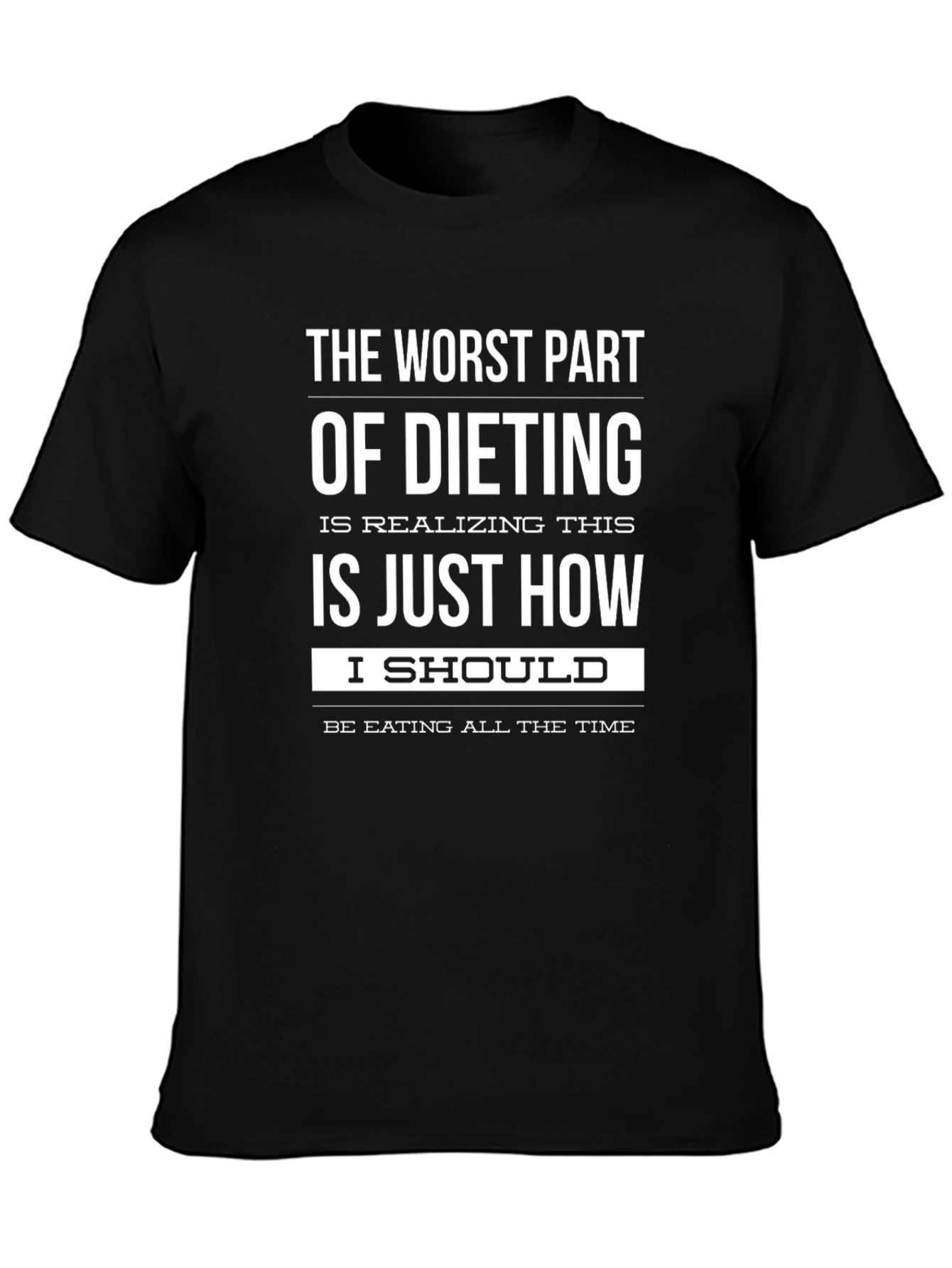 Funny Dieting T-Shirt: The Worst Part