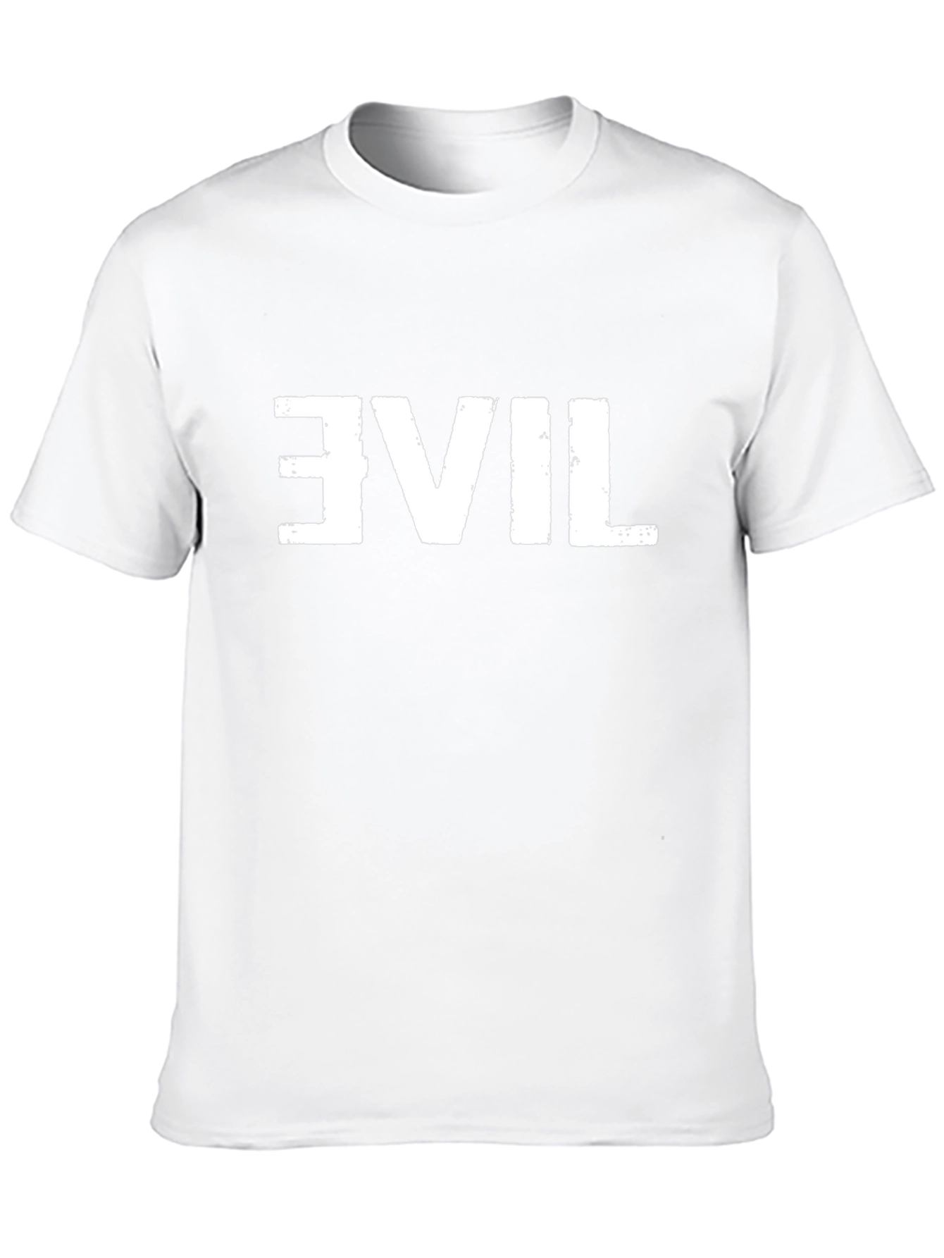 Reversed Evil Graphic Tee - Mens Black T-Shirt