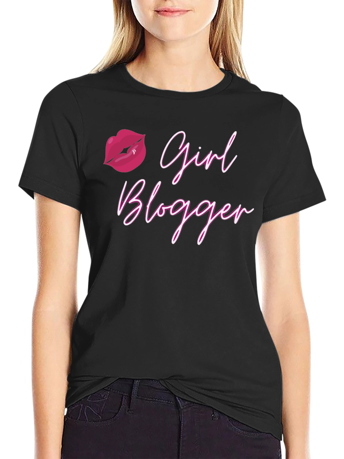 Girl Blogger T-Shirt - Trendy & Stylish
