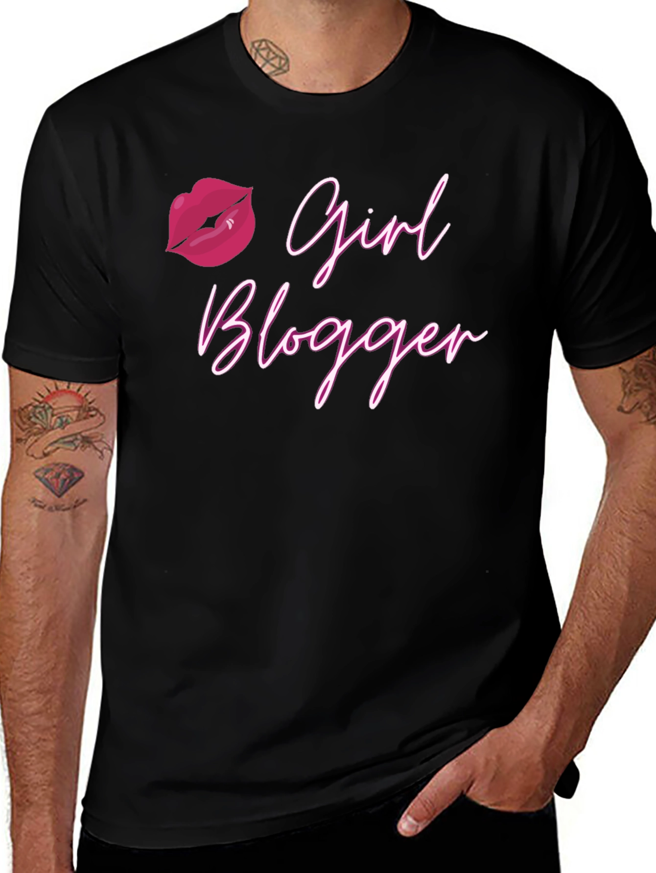 Girl Blogger T-Shirt - Trendy & Stylish
