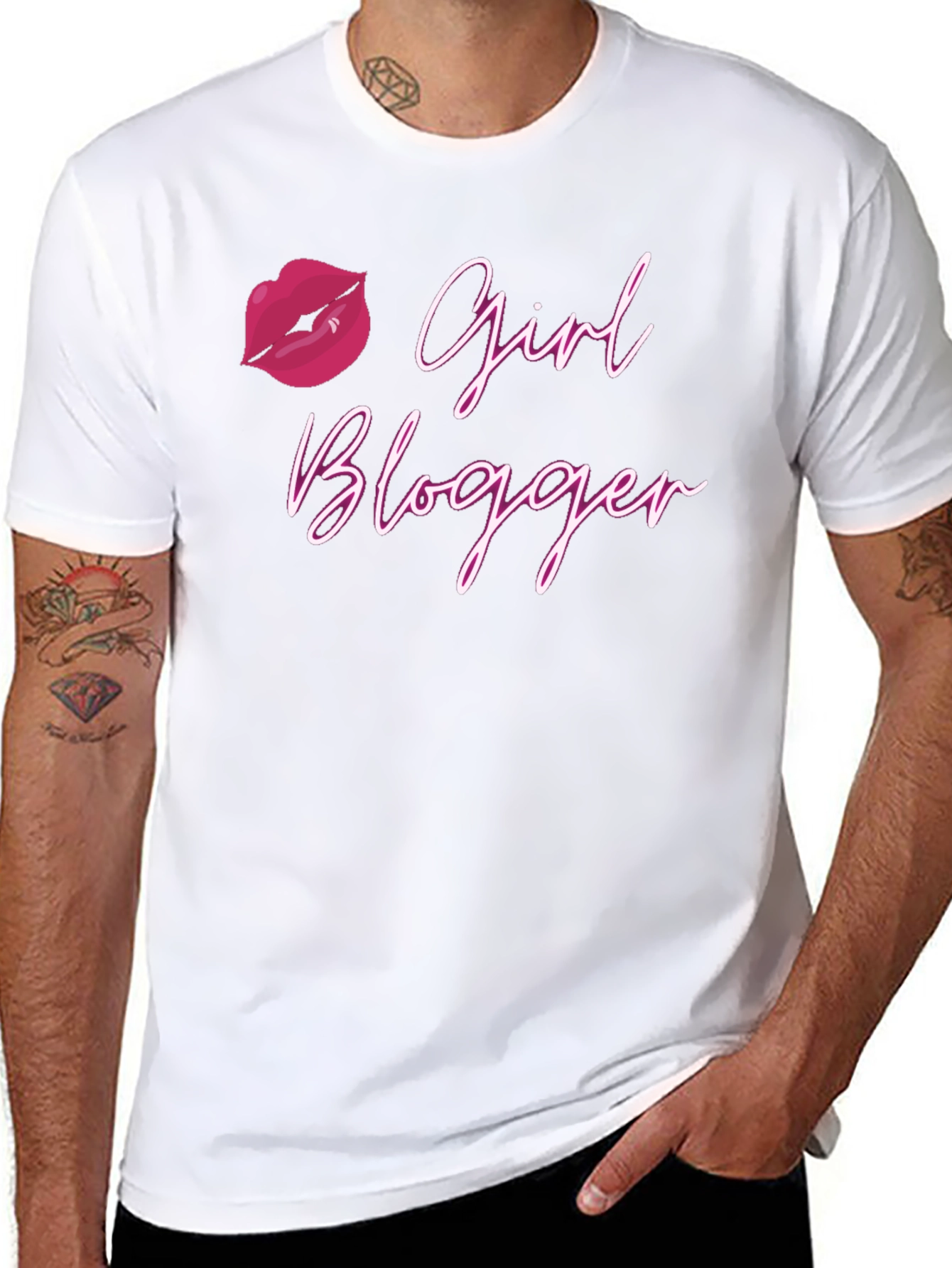 Girl Blogger T-Shirt - Trendy & Stylish