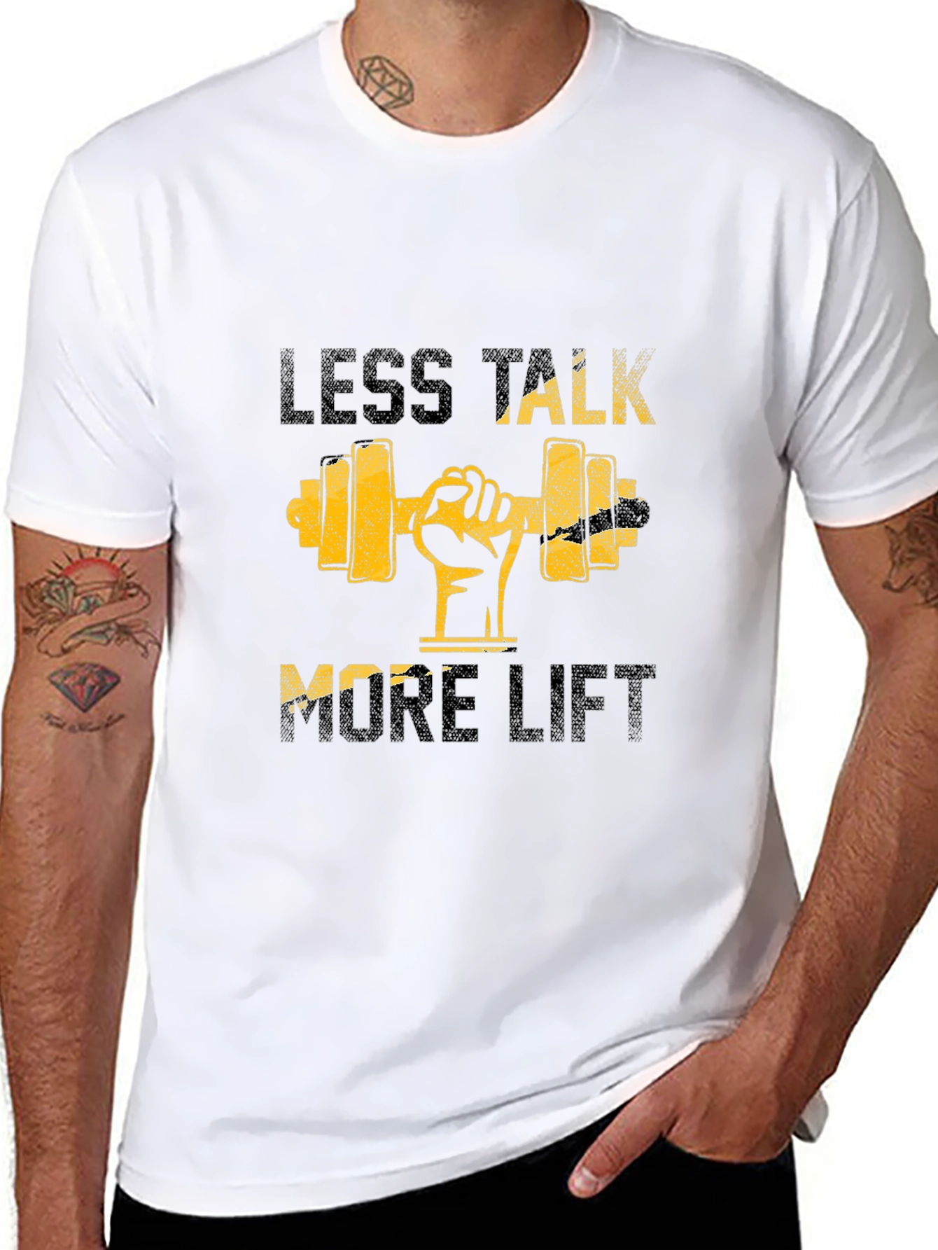 Less Talk More Lift Graphic T-Shirt