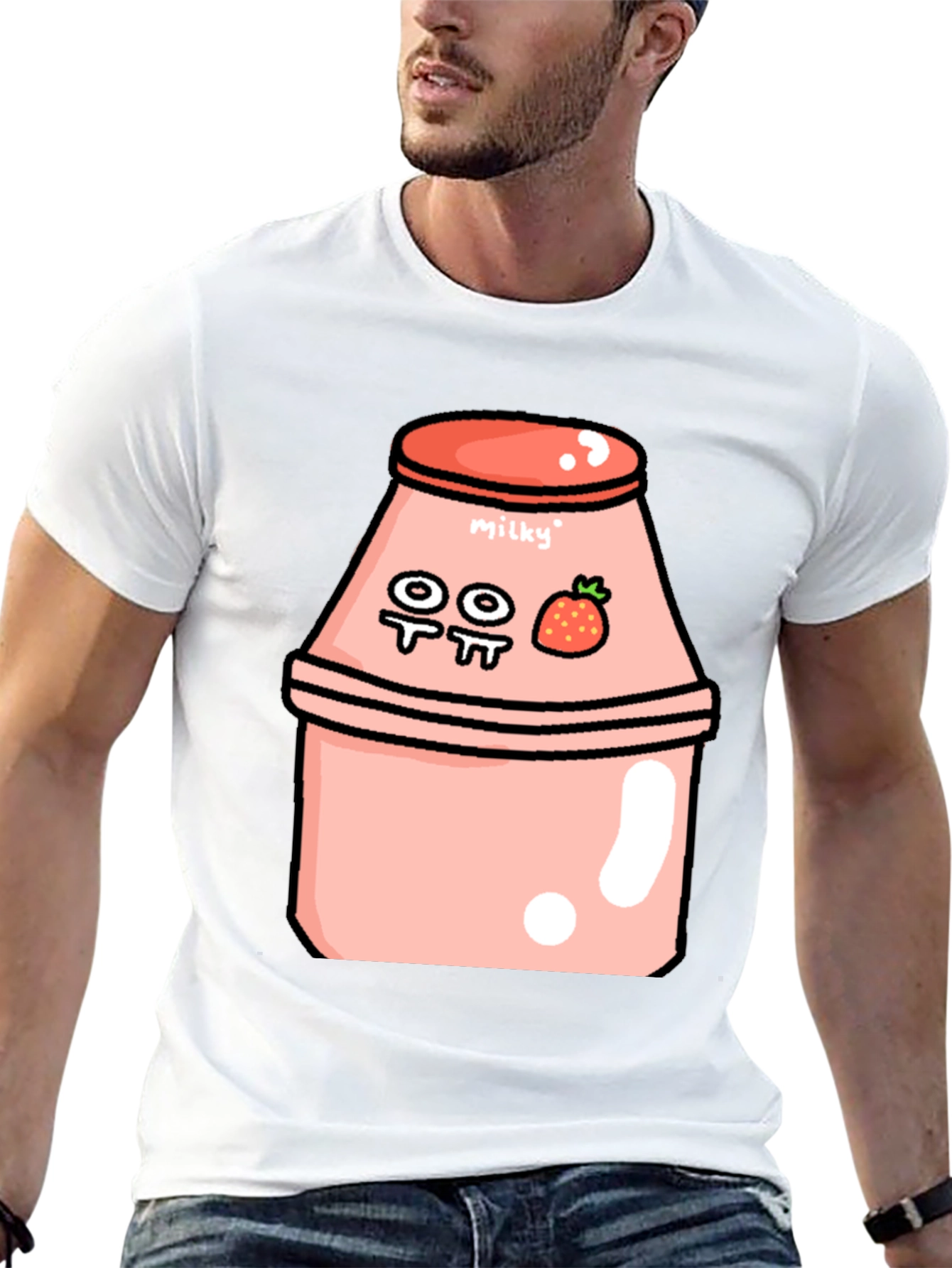 Kawaii Strawberry Milk T-Shirt