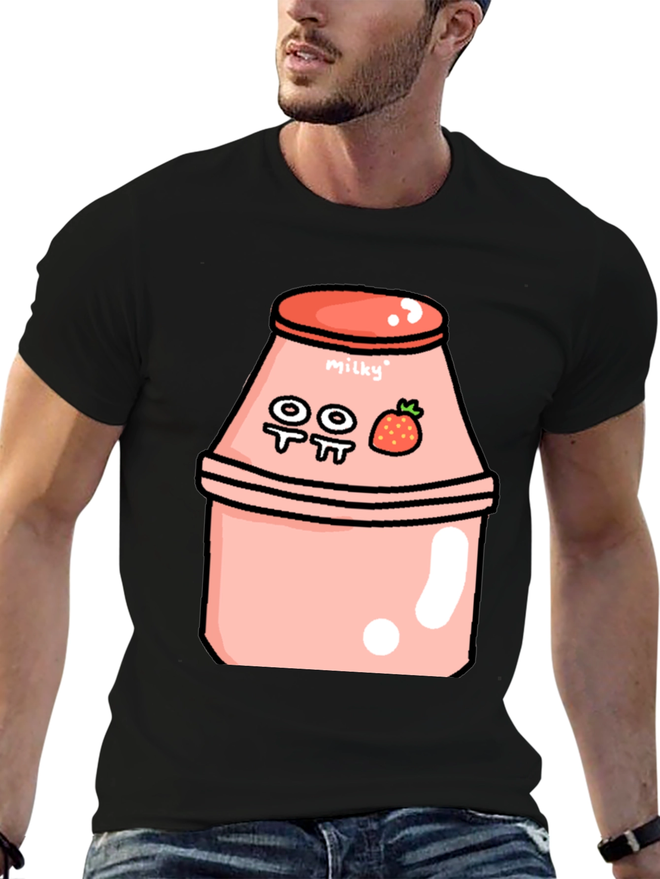 Kawaii Strawberry Milk T-Shirt