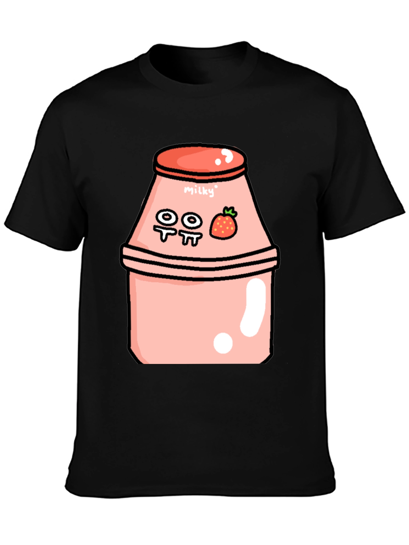 Kawaii Strawberry Milk T-Shirt