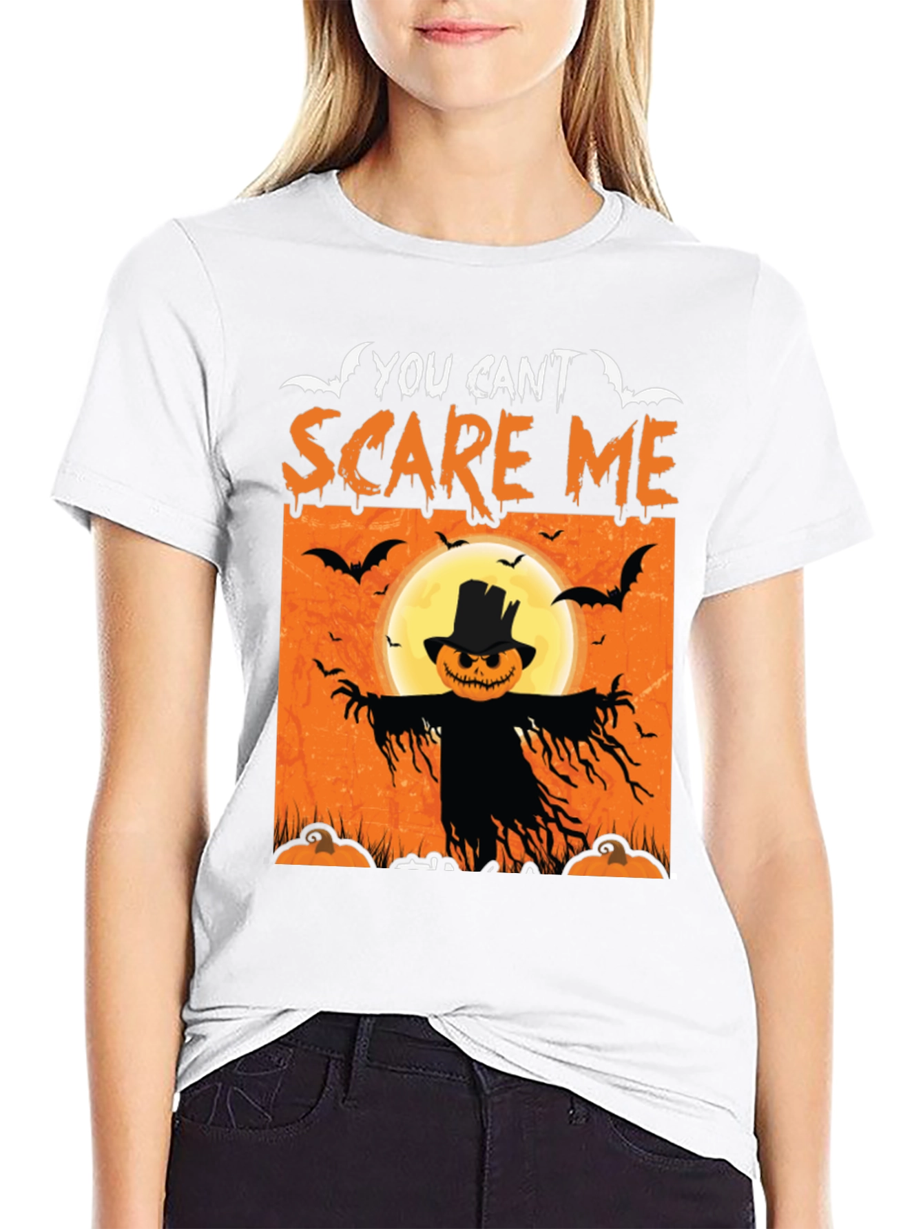 You Cant Scare Me Halloween T-Shirt