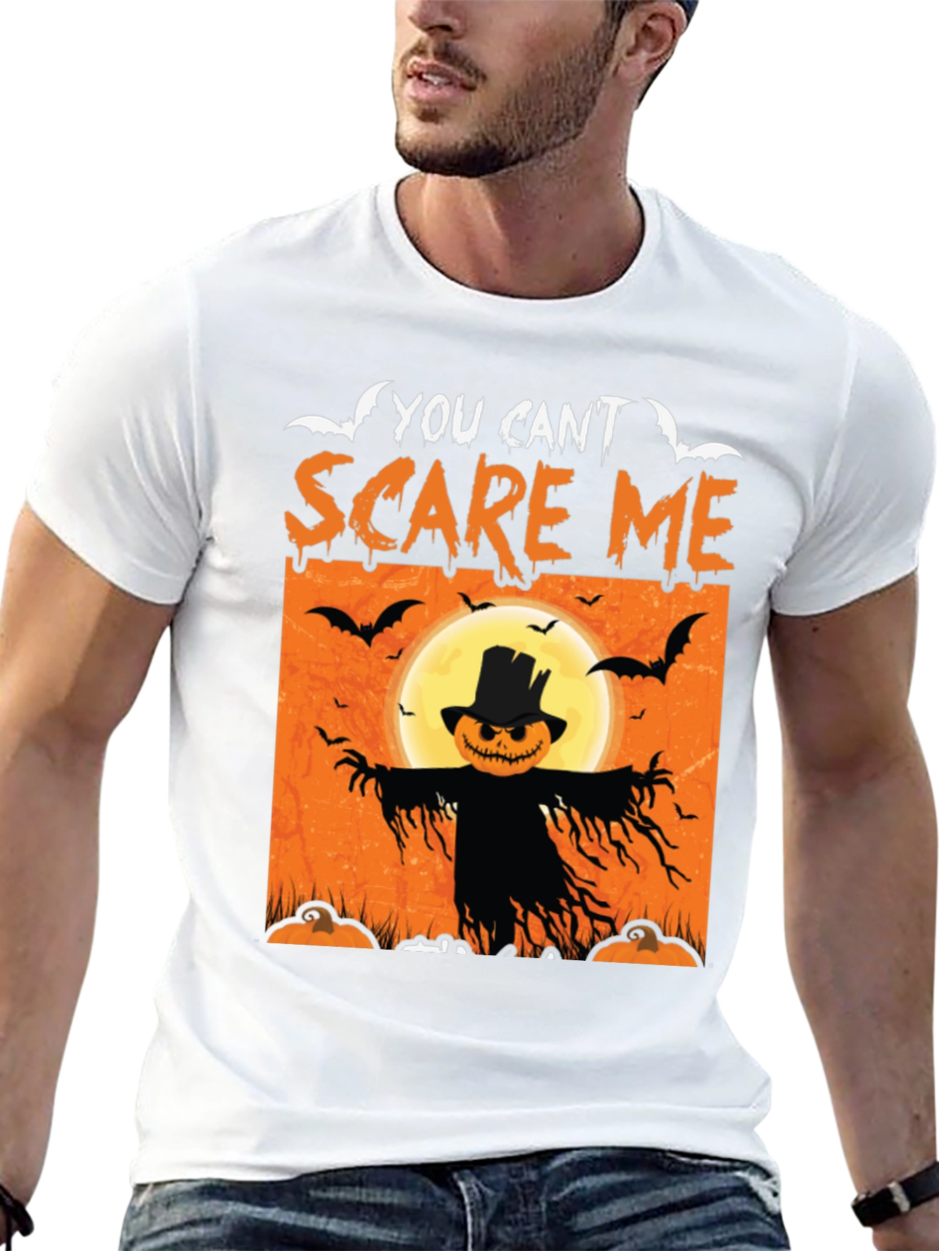 You Cant Scare Me Halloween T-Shirt