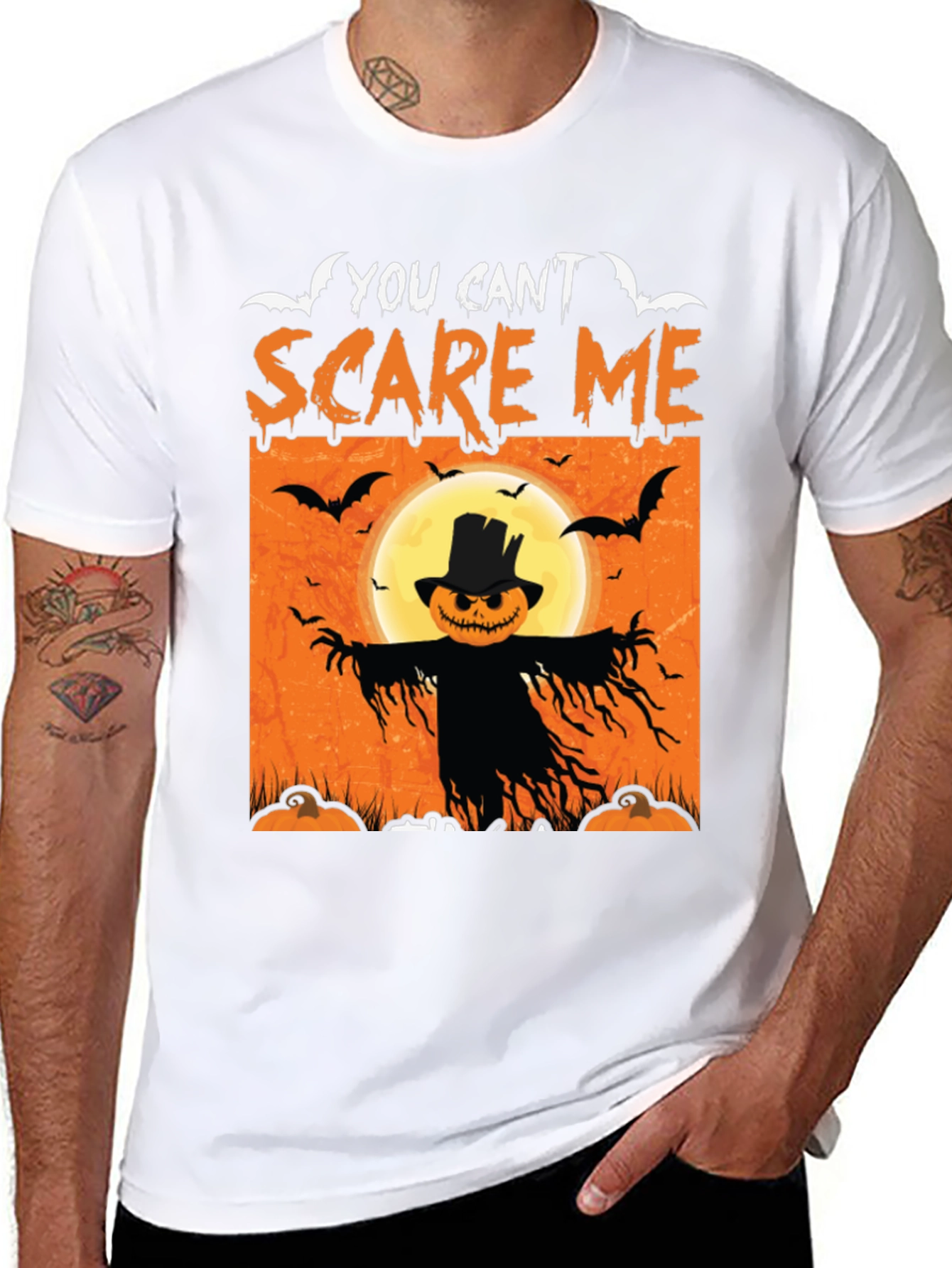 You Cant Scare Me Halloween T-Shirt