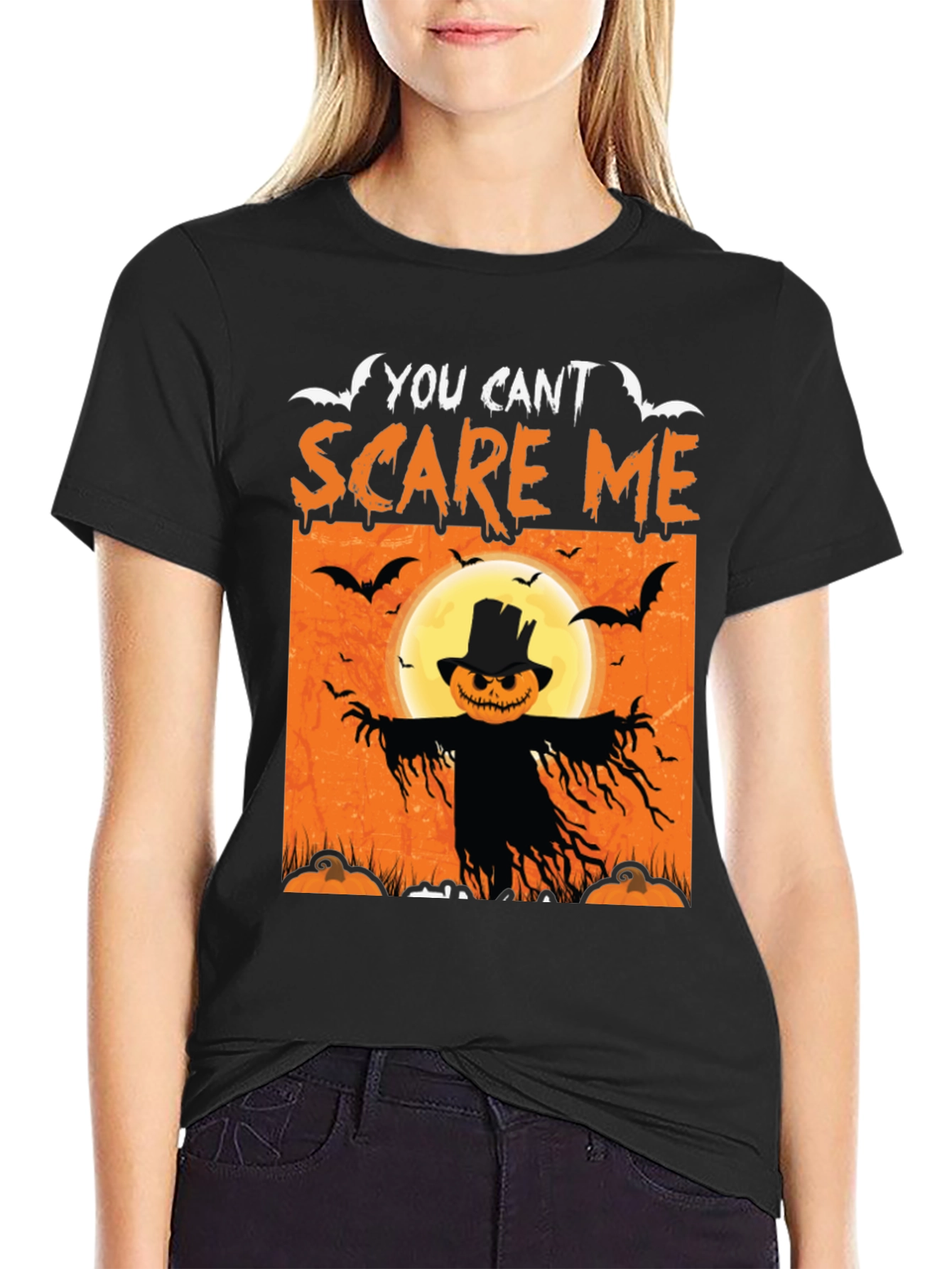 You Cant Scare Me Halloween T-Shirt