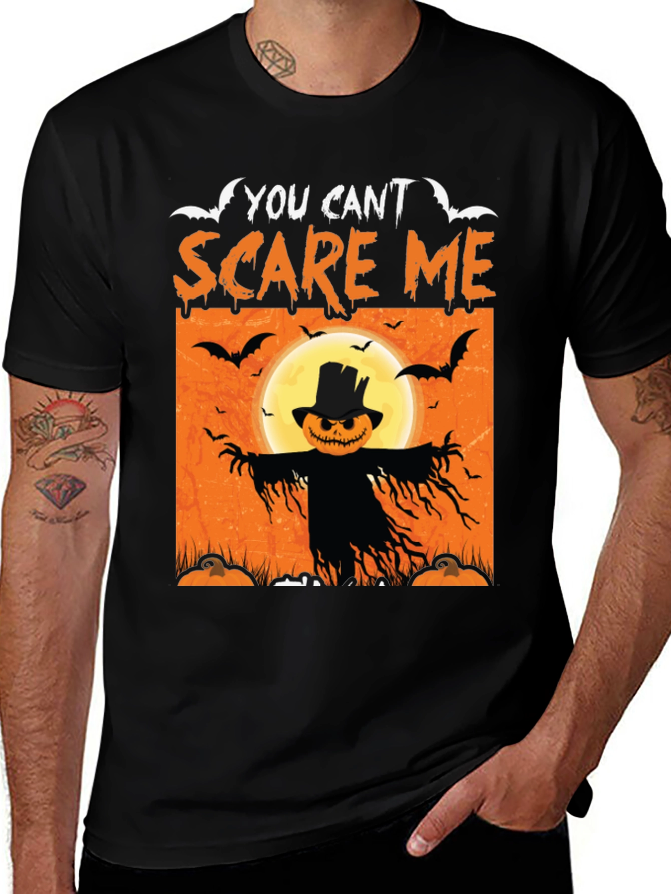 You Cant Scare Me Halloween T-Shirt