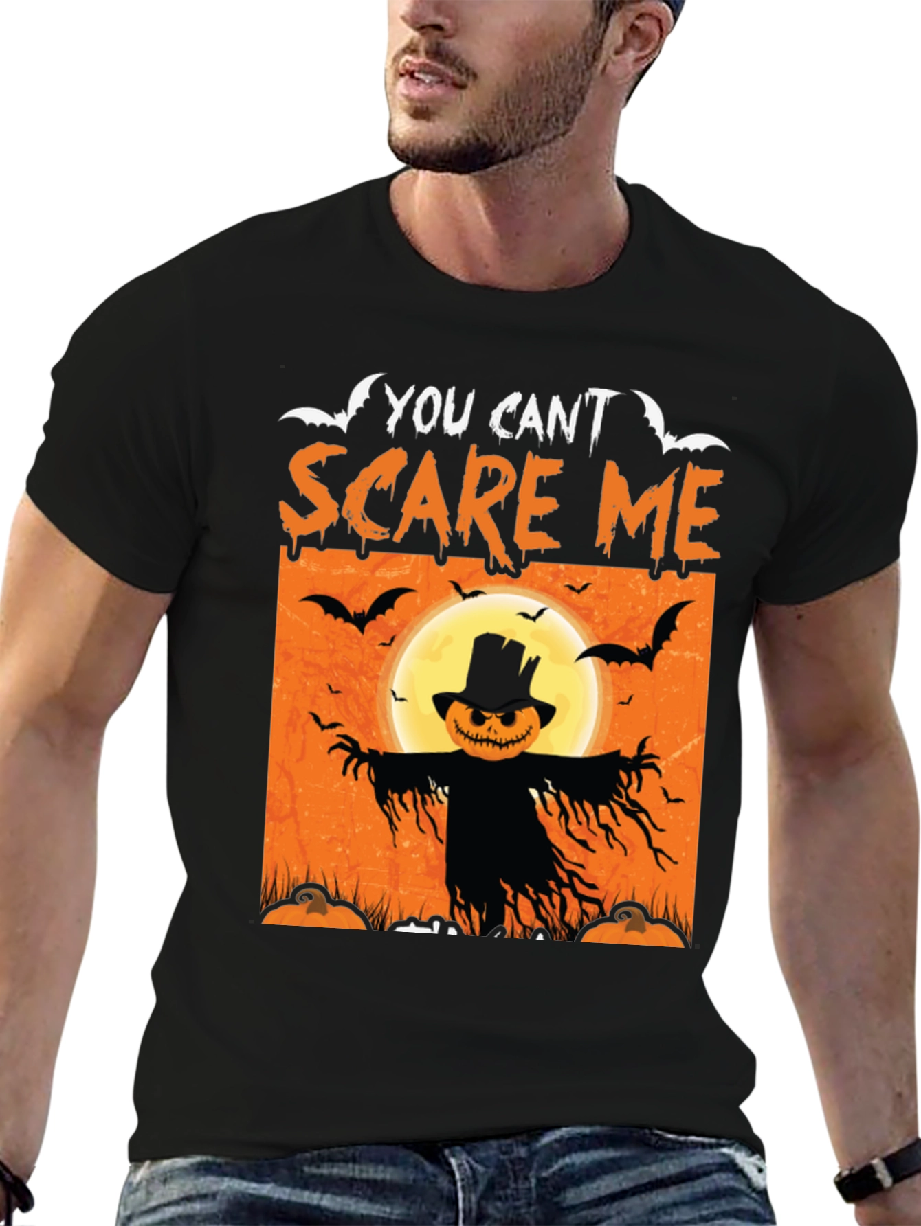 You Cant Scare Me Halloween T-Shirt