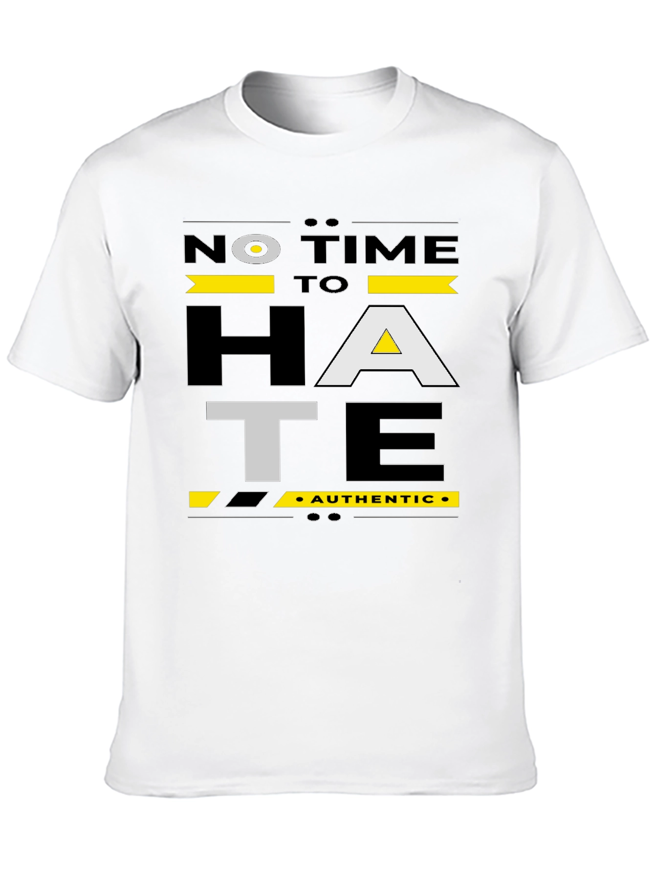 No Time To Hate Graphic Tee - Black