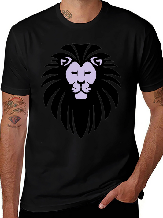 Black Lion Graphic Tee - Stylish Mens T-Shirt