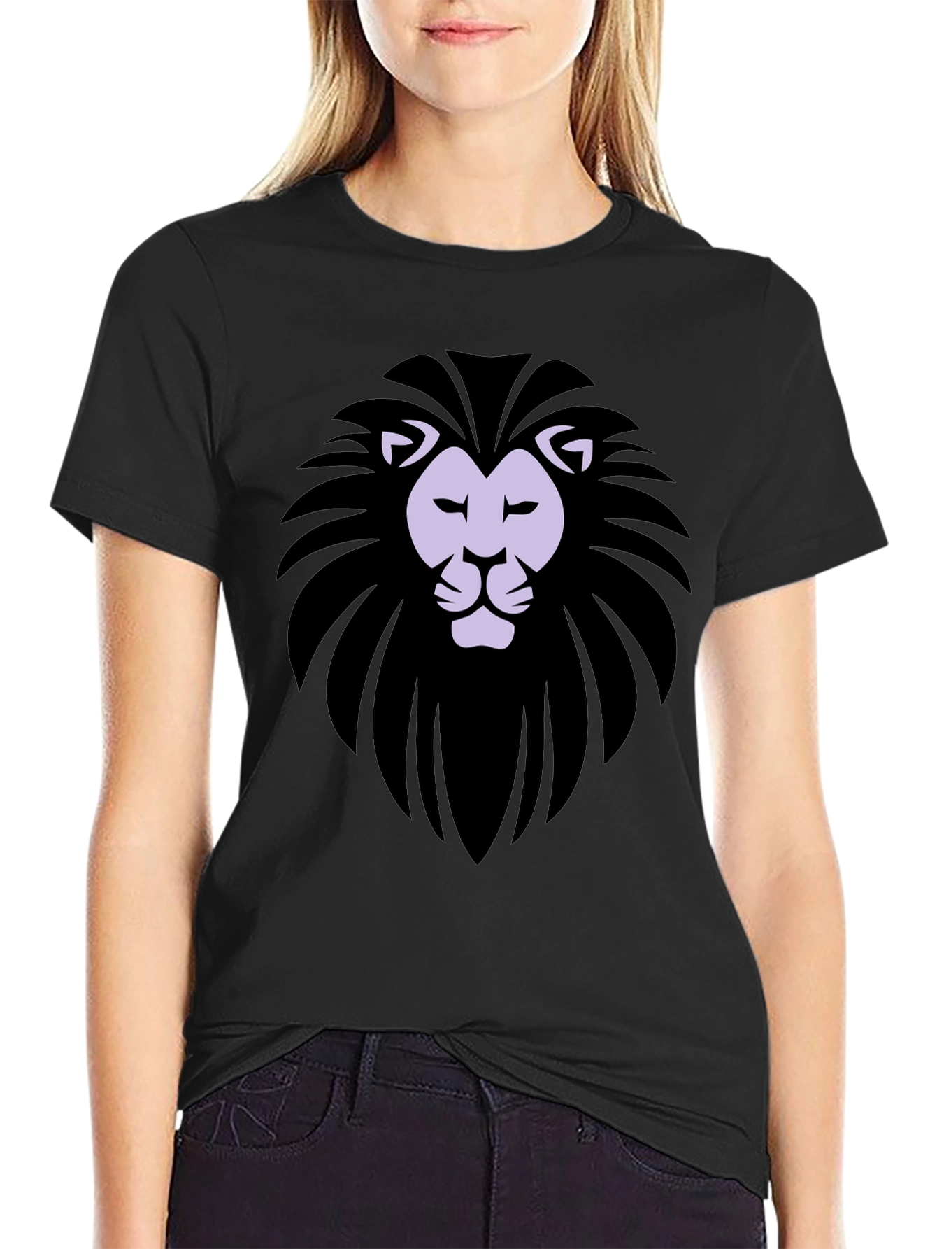 Black Lion Graphic Tee - Stylish Mens T-Shirt