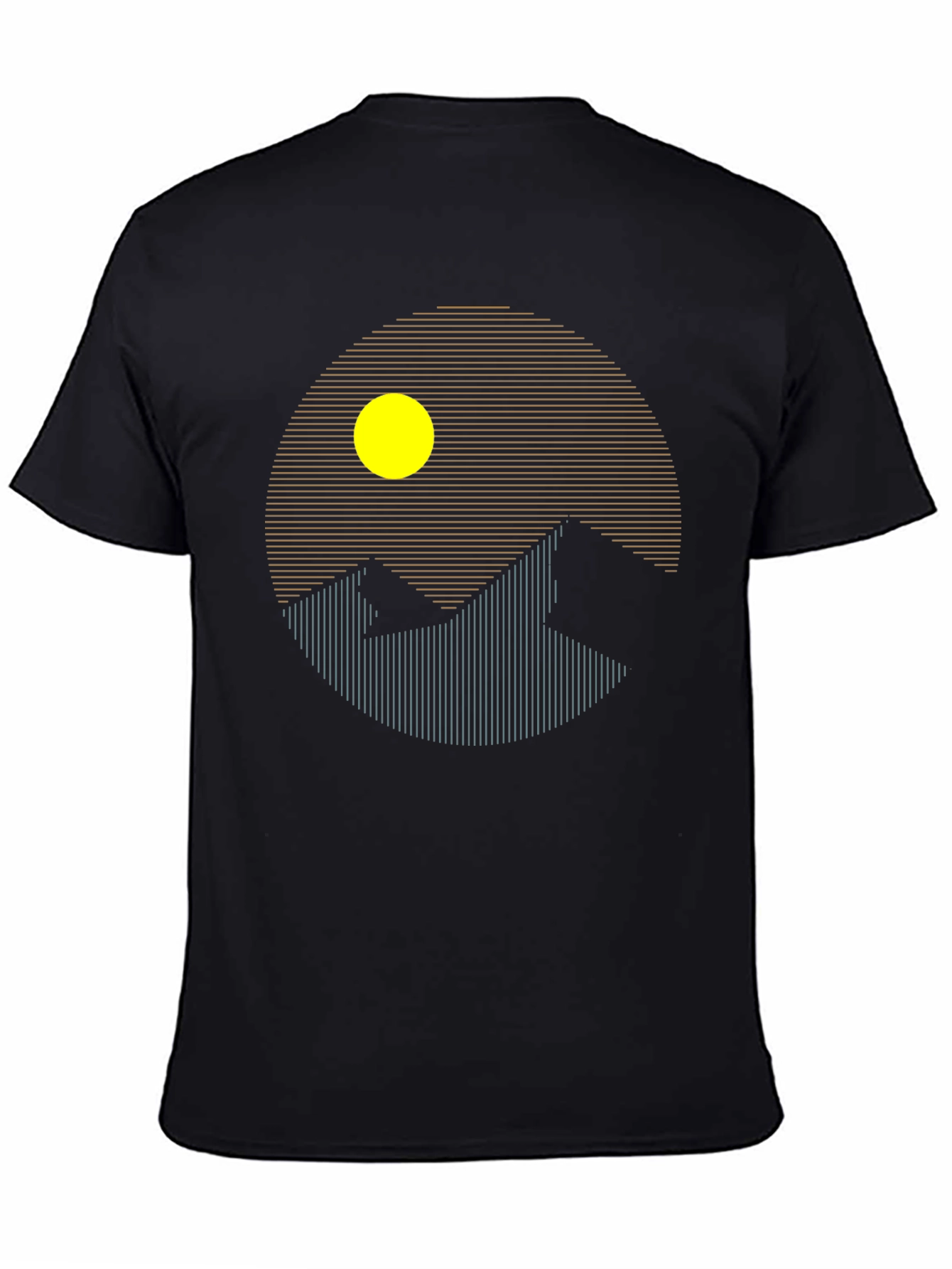 Geometric Mountainscape T-Shirt