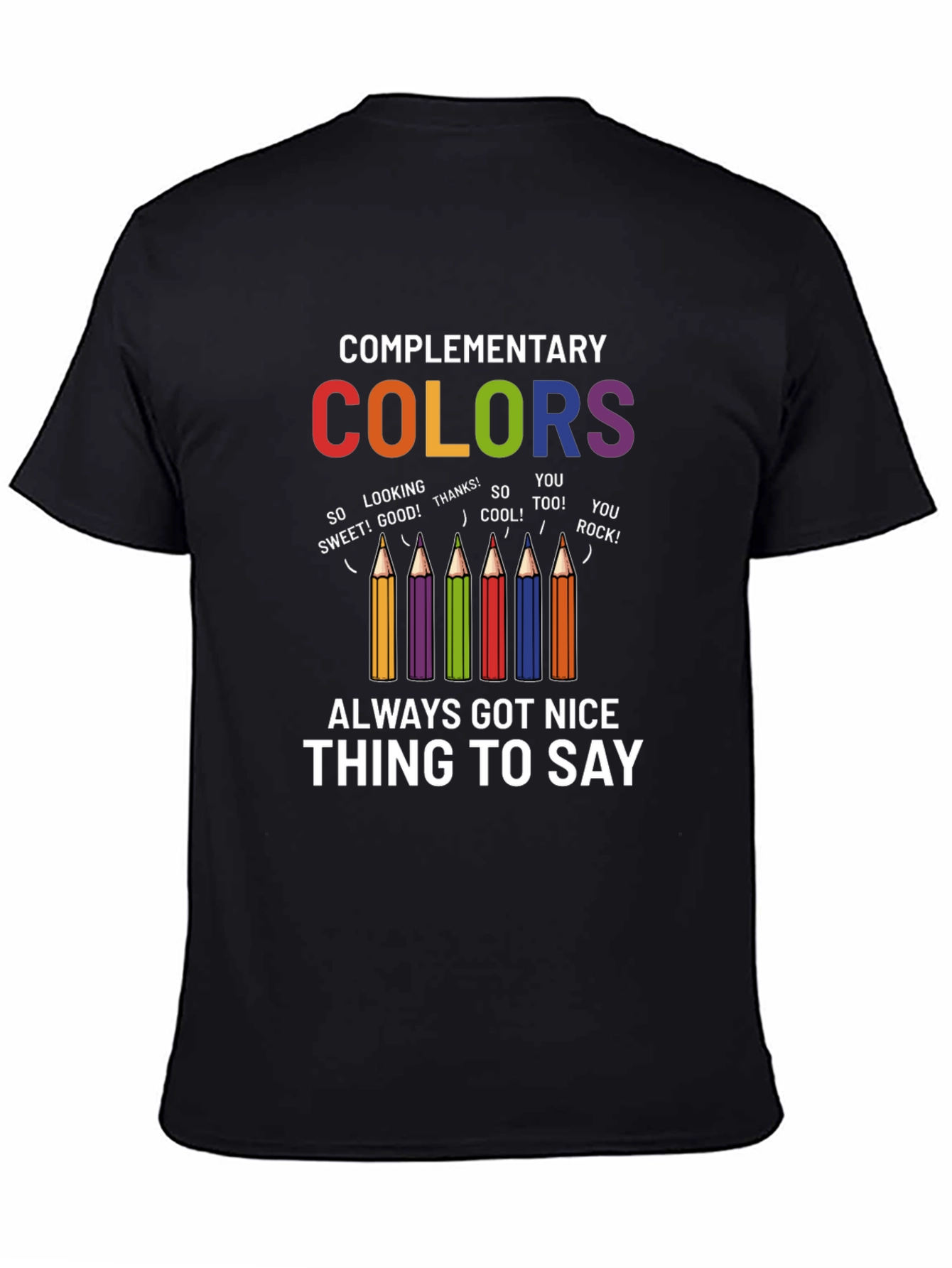 Complementary Colors Graphic Tee