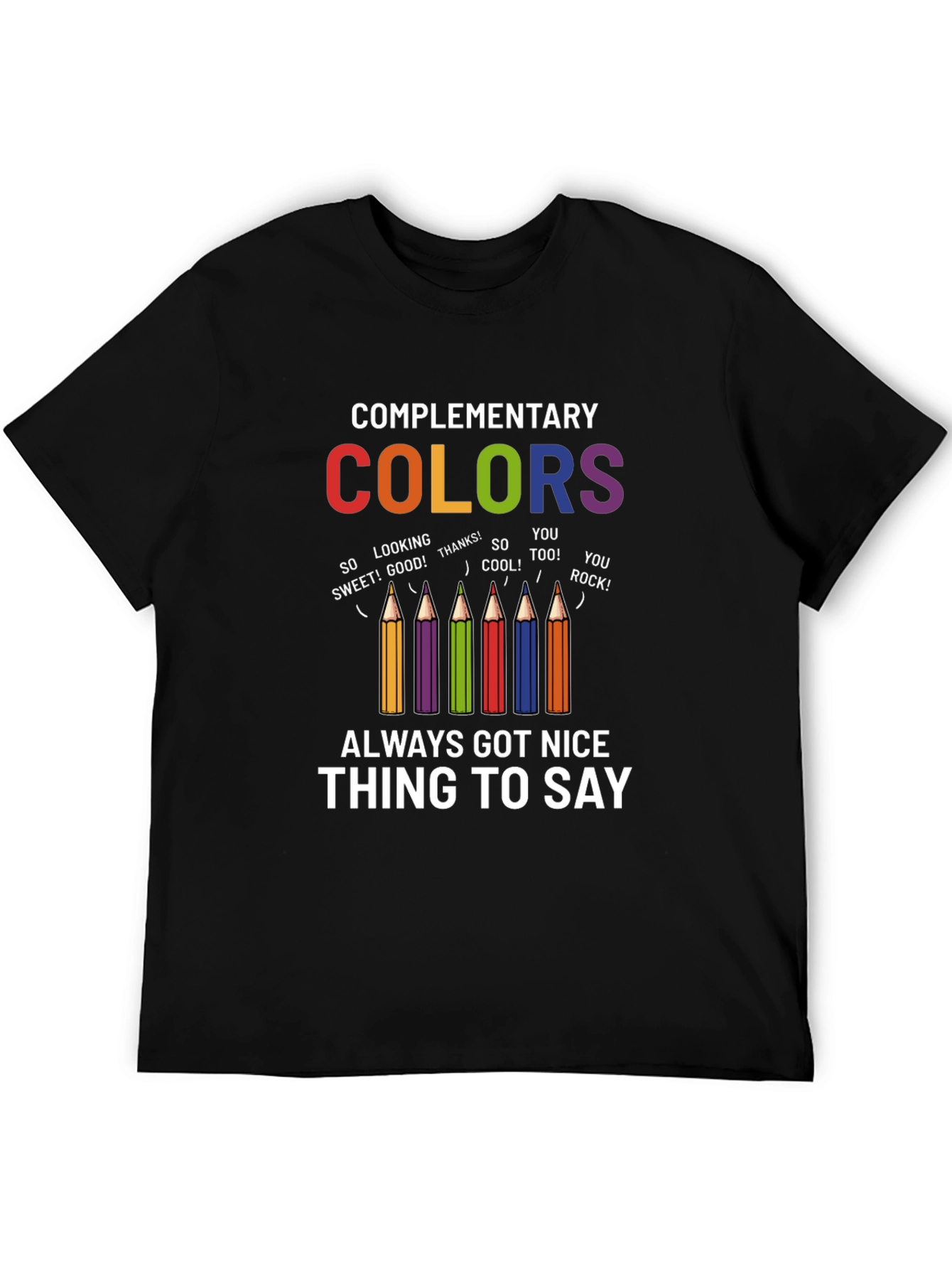 Complementary Colors Graphic Tee