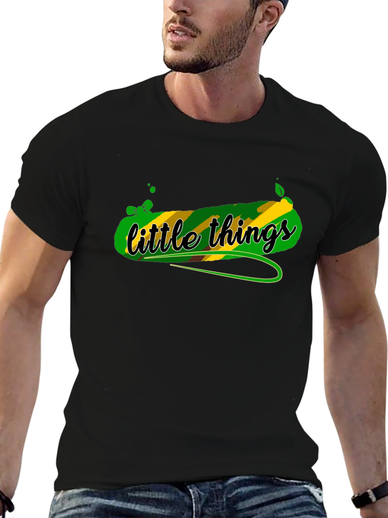 Little Things Reggae T-Shirt - Black