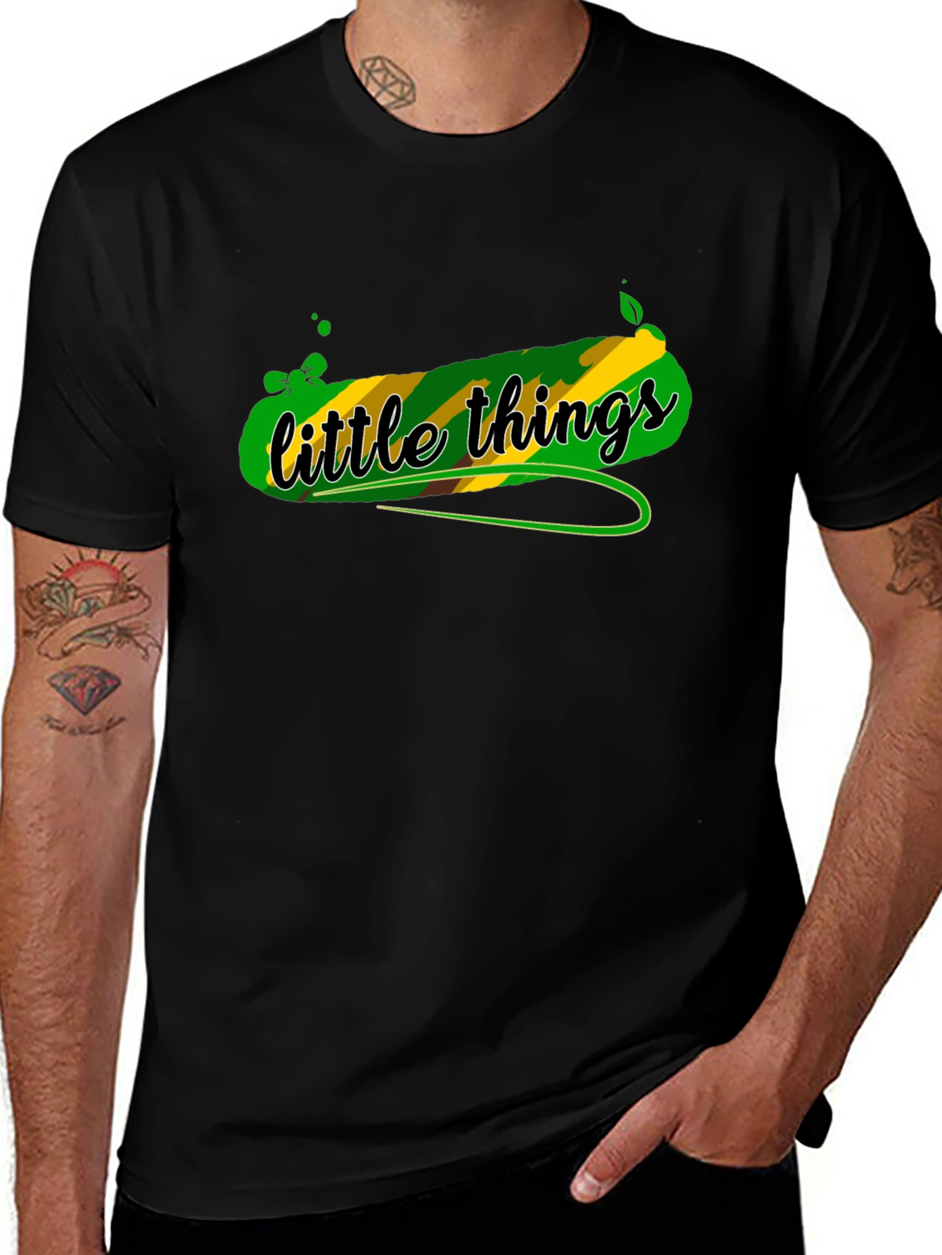 Little Things Reggae T-Shirt - Black