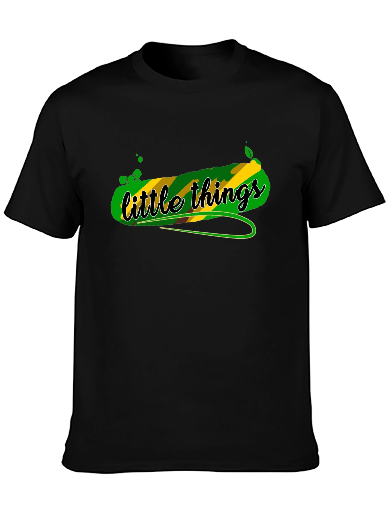 Little Things Reggae T-Shirt - Black