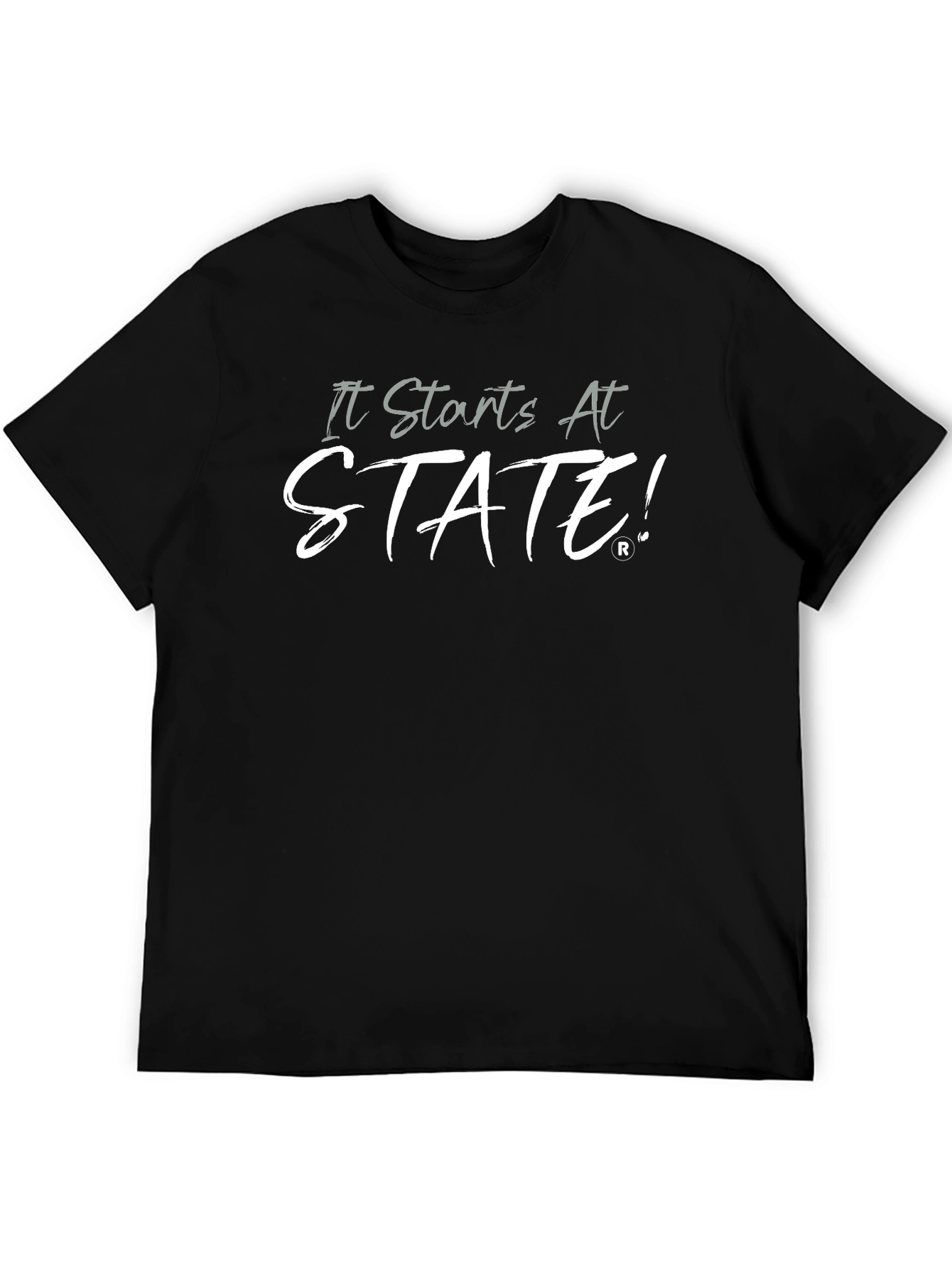It Starts At STATE! Graphic Tee - Black