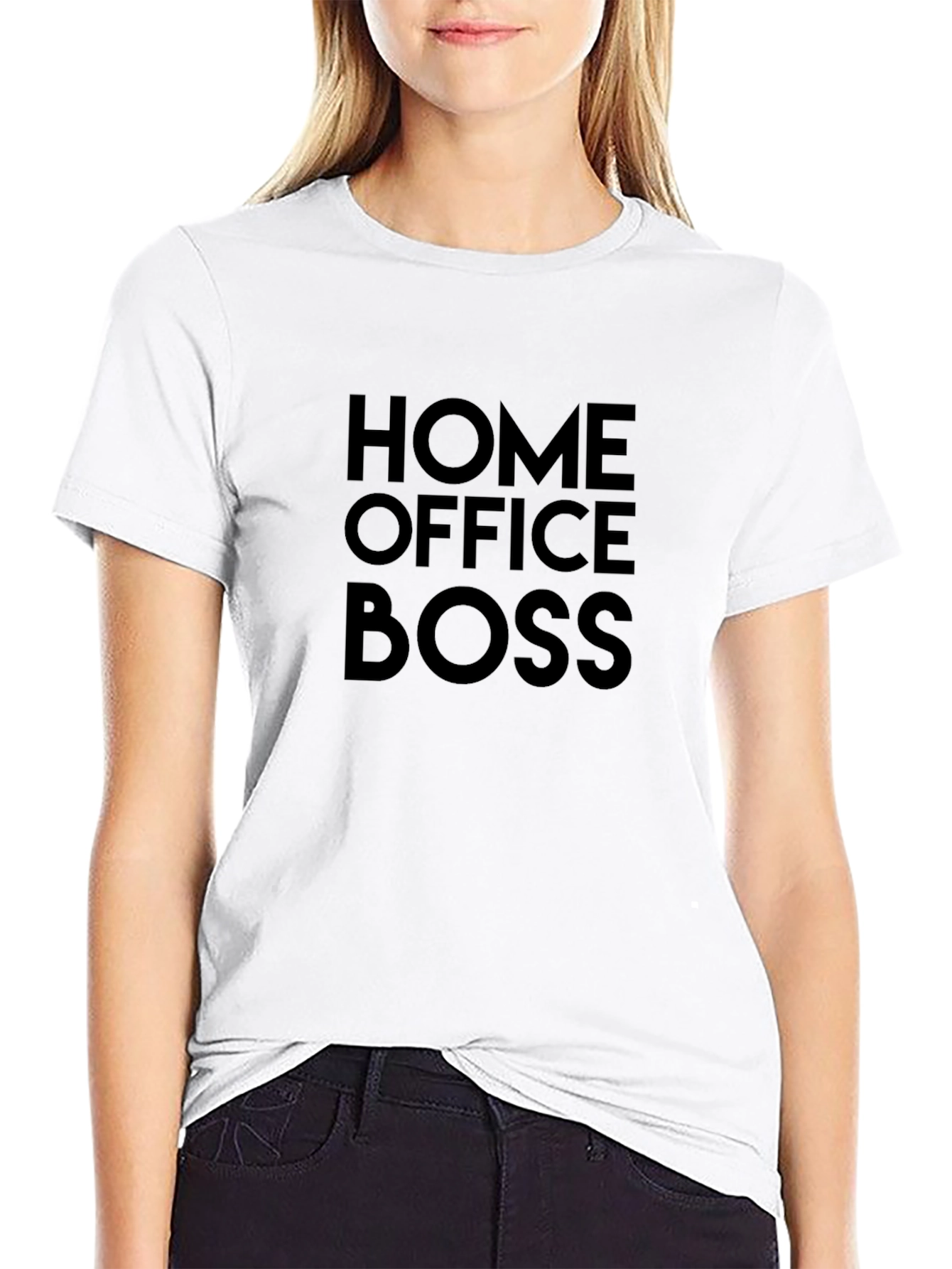 Home Office Boss T-Shirt - Black