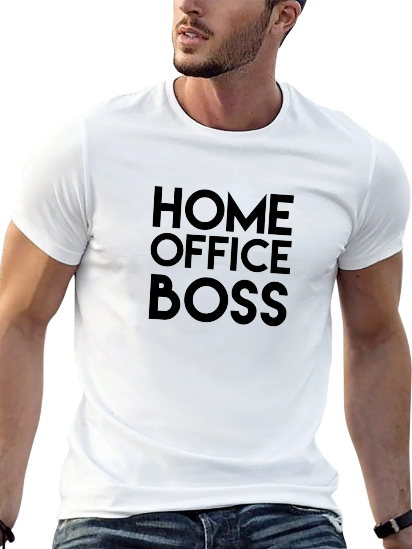 Home Office Boss T-Shirt - Black
