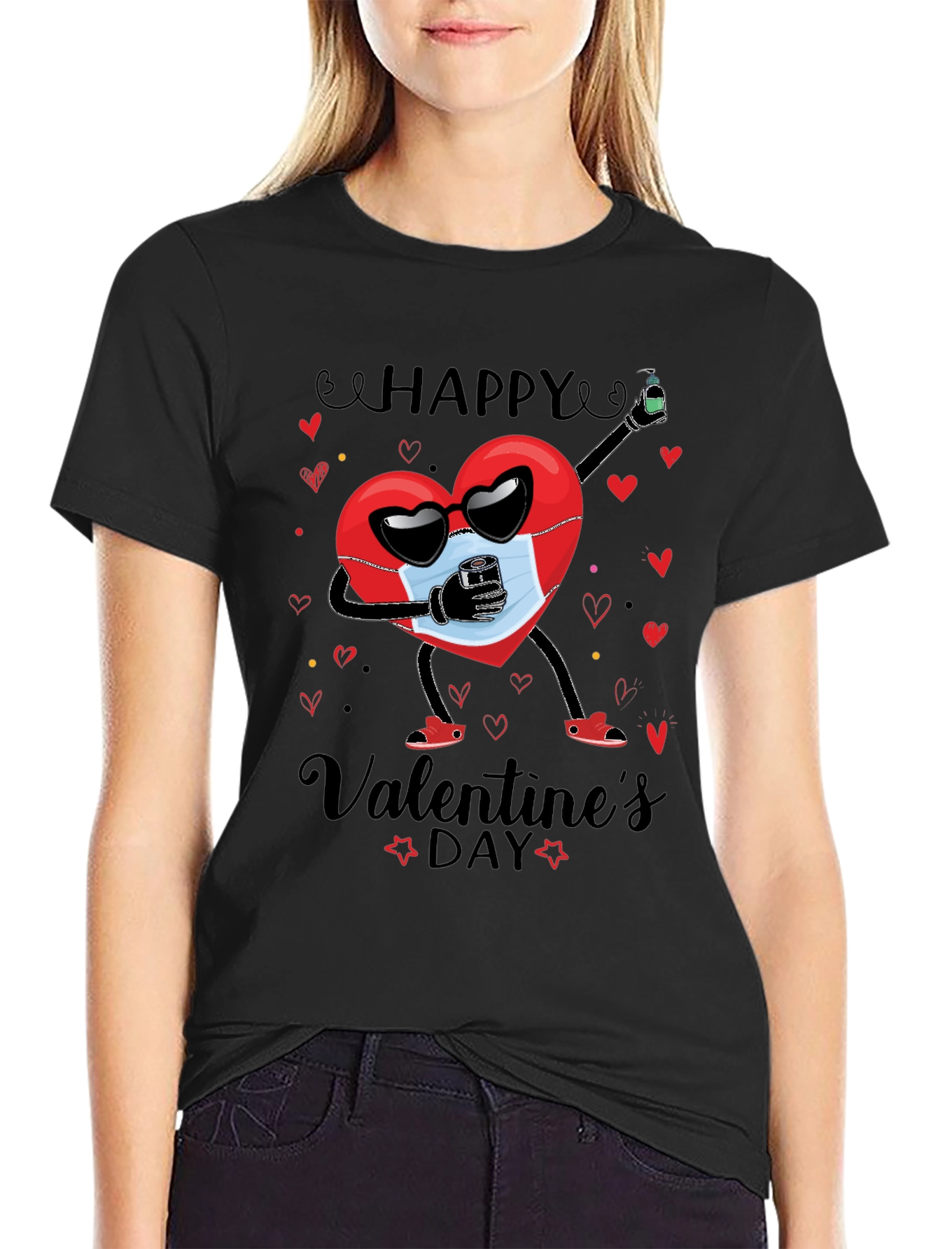 Valentines Day Heart Graphic T-Shirt - Unisex