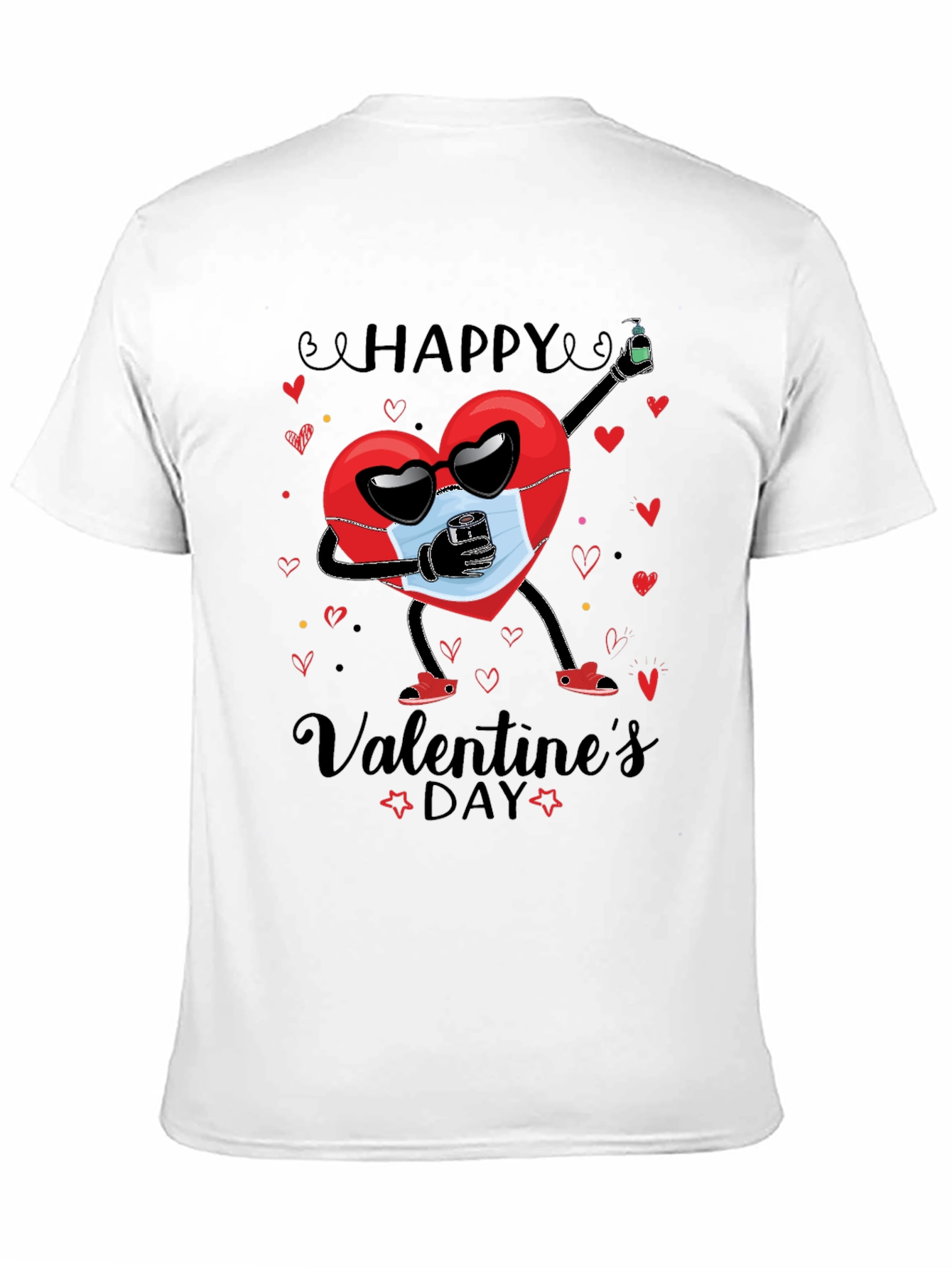 Valentines Day Heart Graphic T-Shirt - Unisex