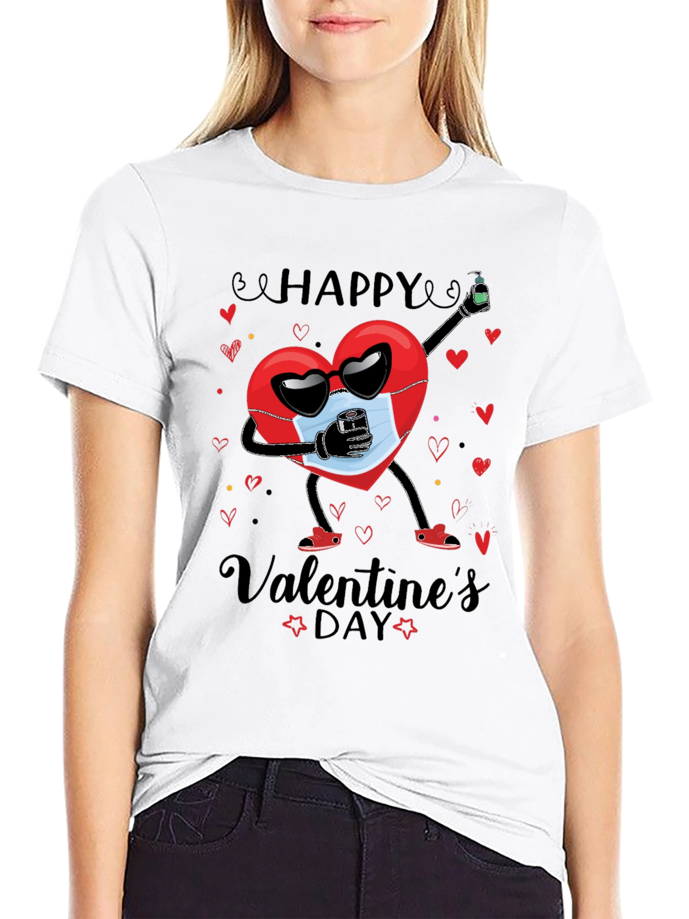 Valentines Day Heart Graphic T-Shirt - Unisex