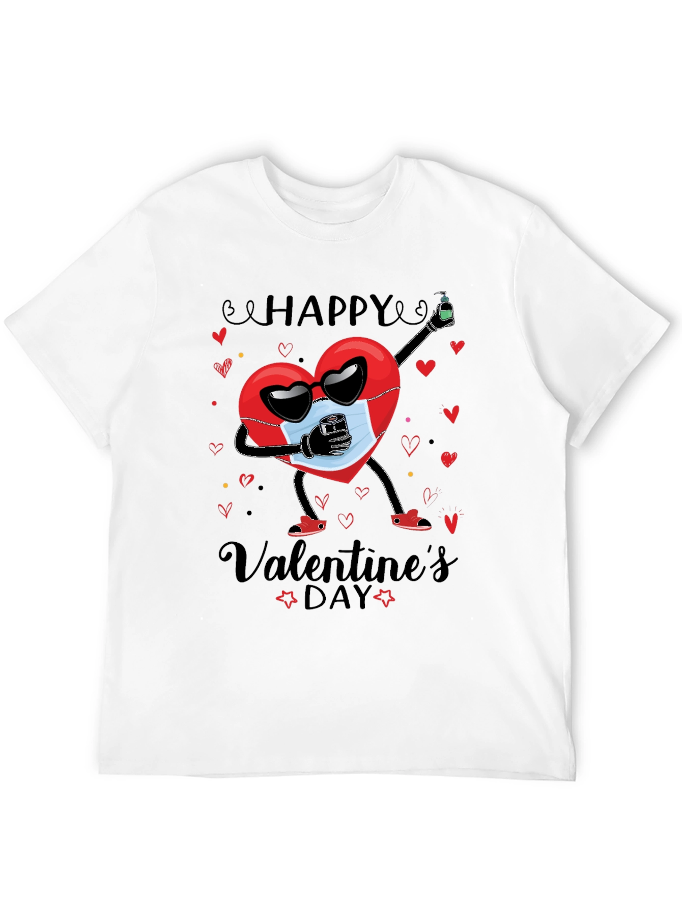 Valentines Day Heart Graphic T-Shirt - Unisex