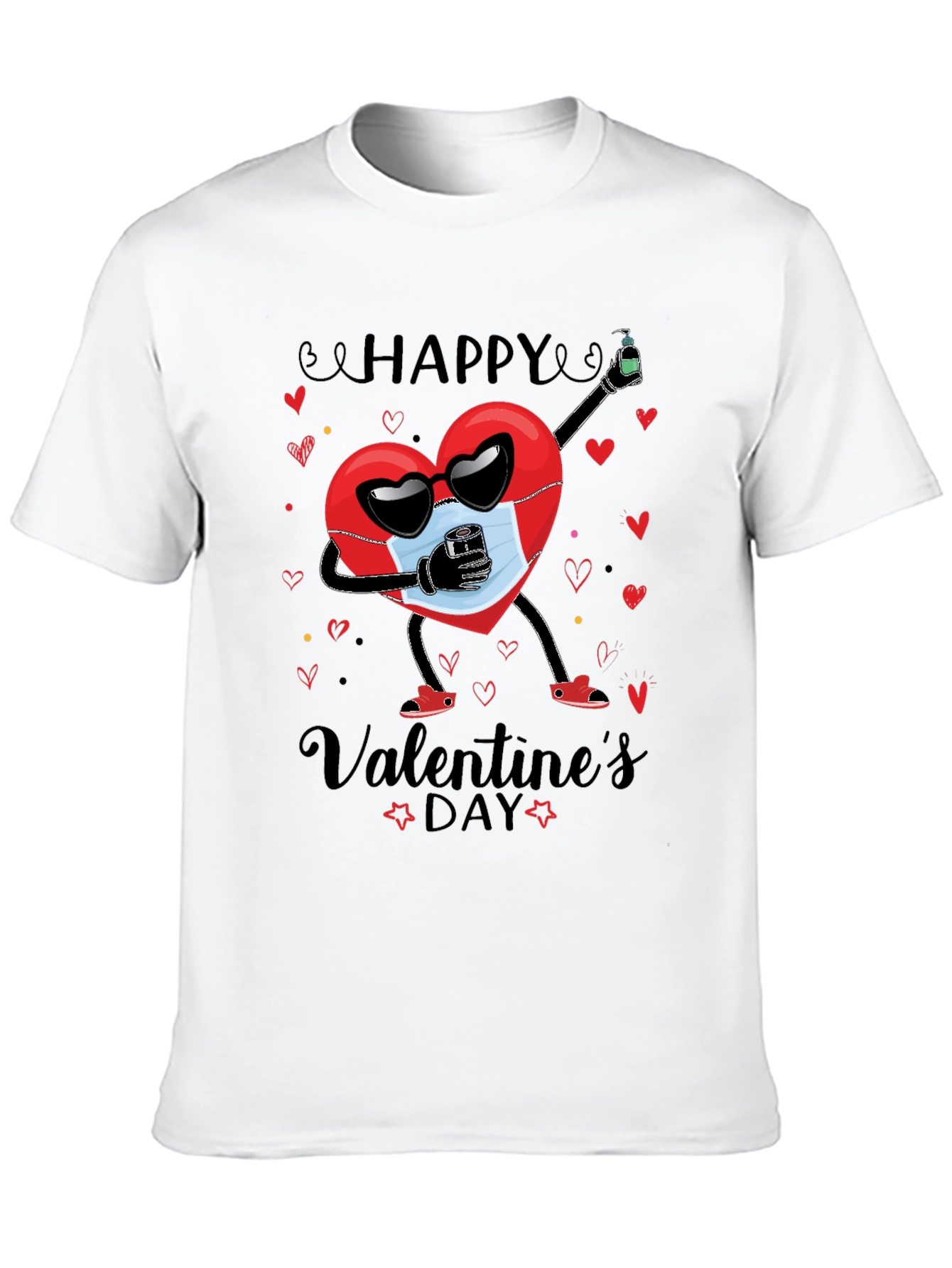 Valentines Day Heart Graphic T-Shirt - Unisex
