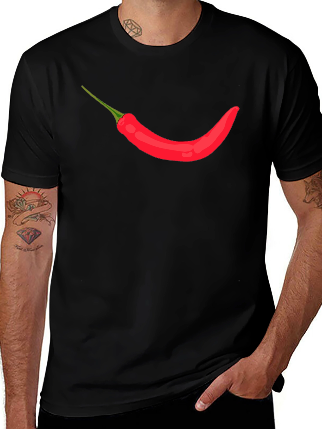 Chili Pepper Graphic Tee - Spicy Style