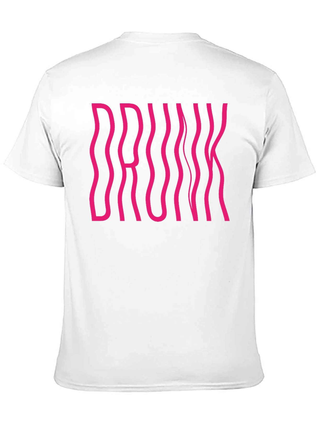 Drunk Graphic Tee - Black Cotton Crew Neck Shirt