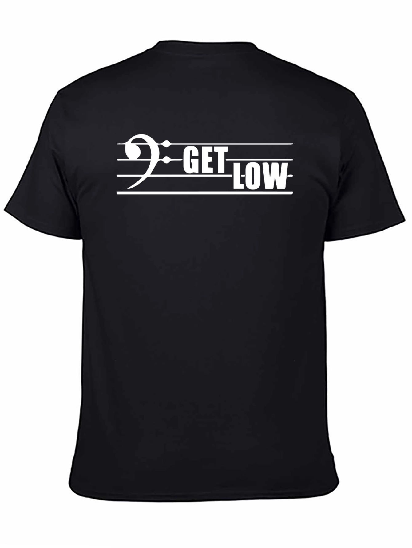 Get Low T-Shirt - Bass Clef Music Tee
