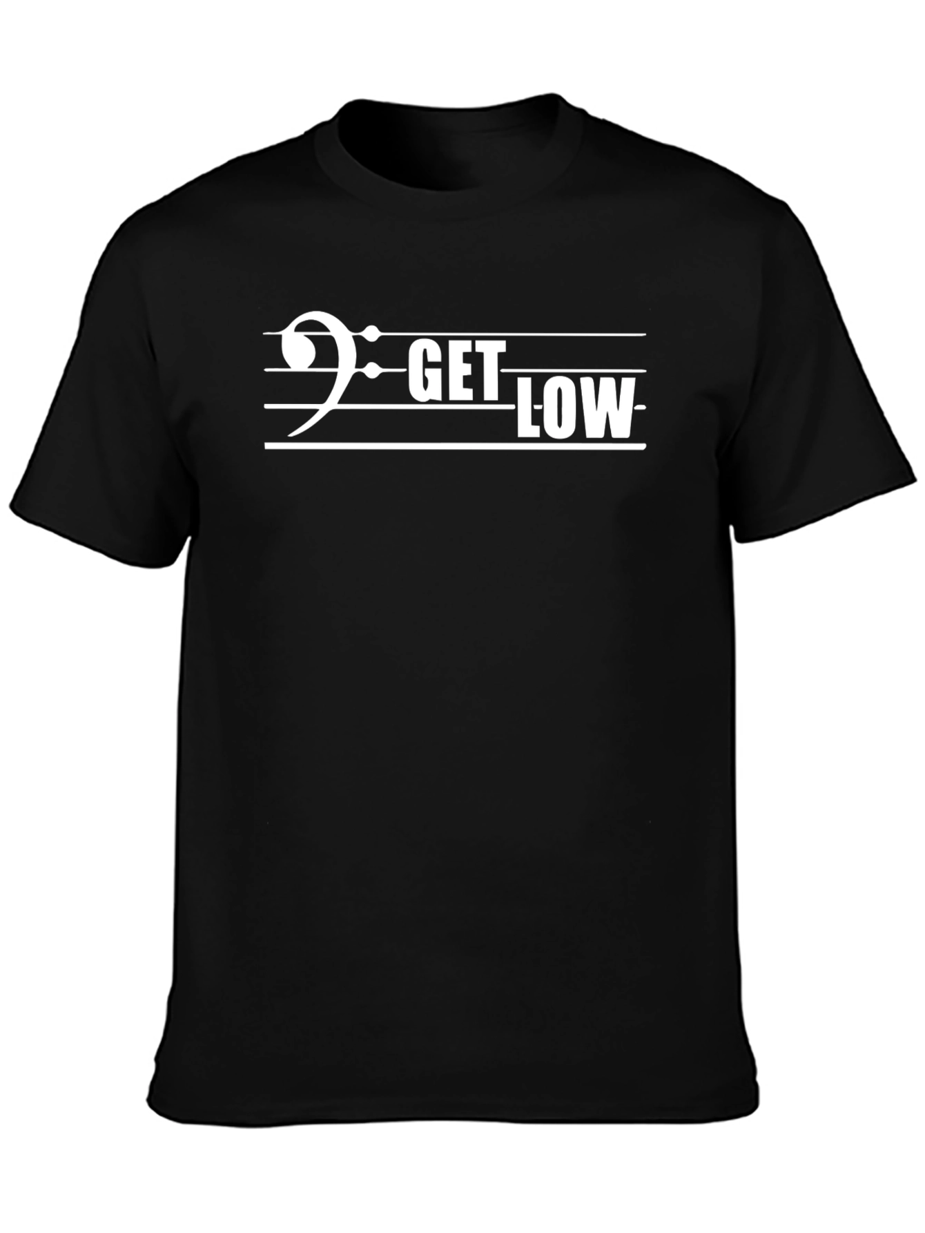 Get Low T-Shirt - Bass Clef Music Tee
