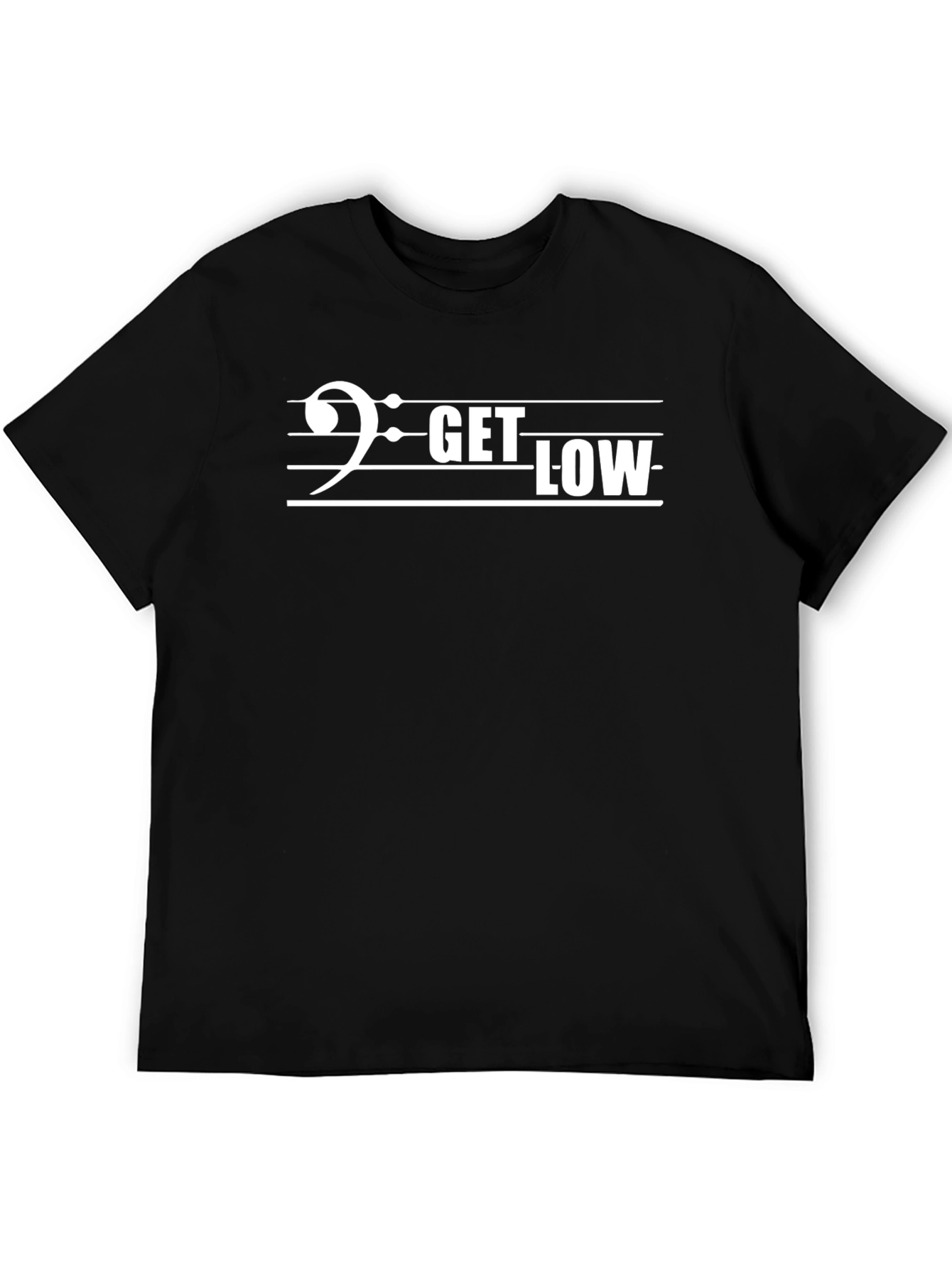 Get Low T-Shirt - Bass Clef Music Tee