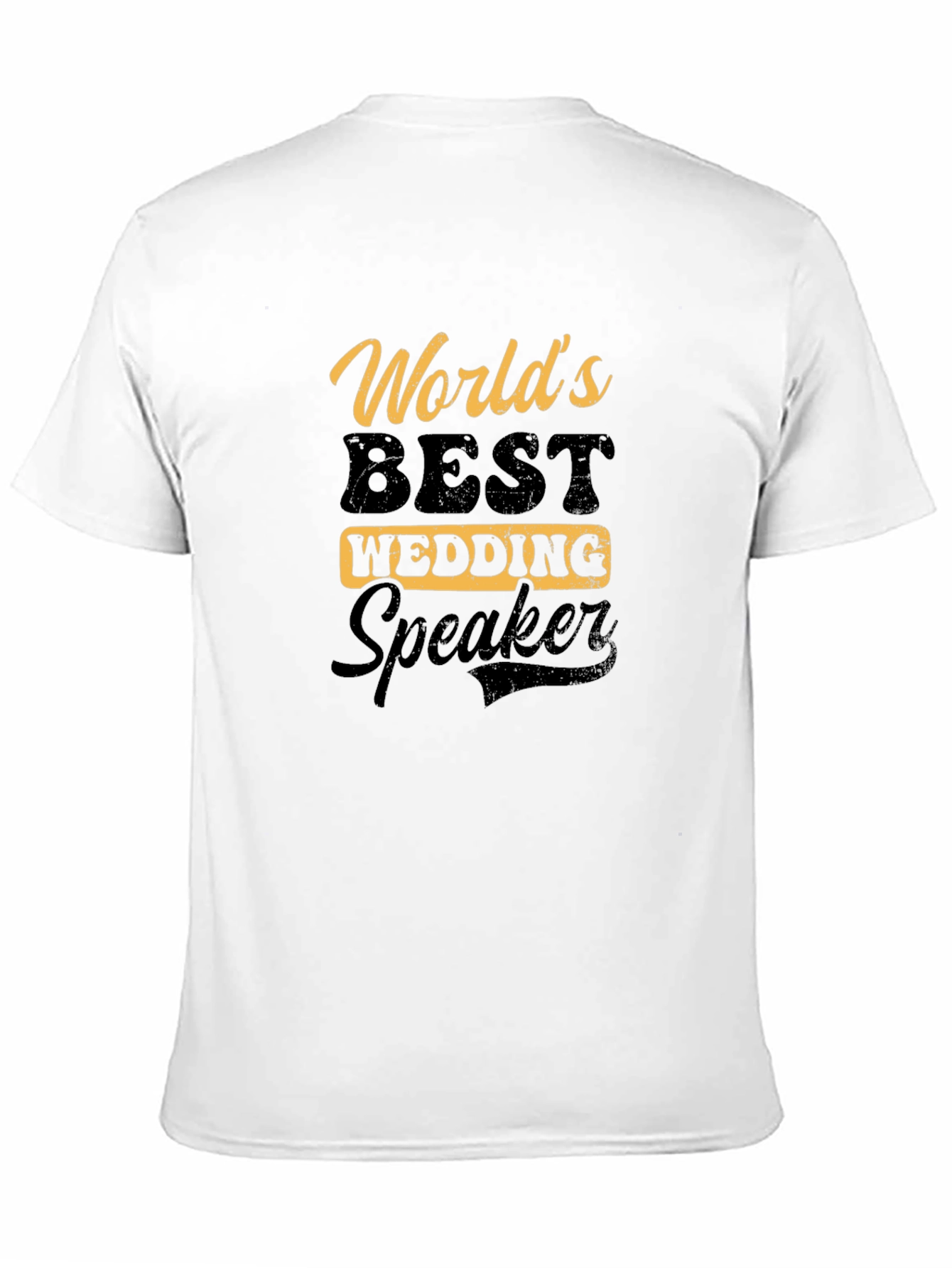 Worlds Best Wedding Speaker Tee